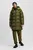 Мужская оливковая куртка regular long puffer