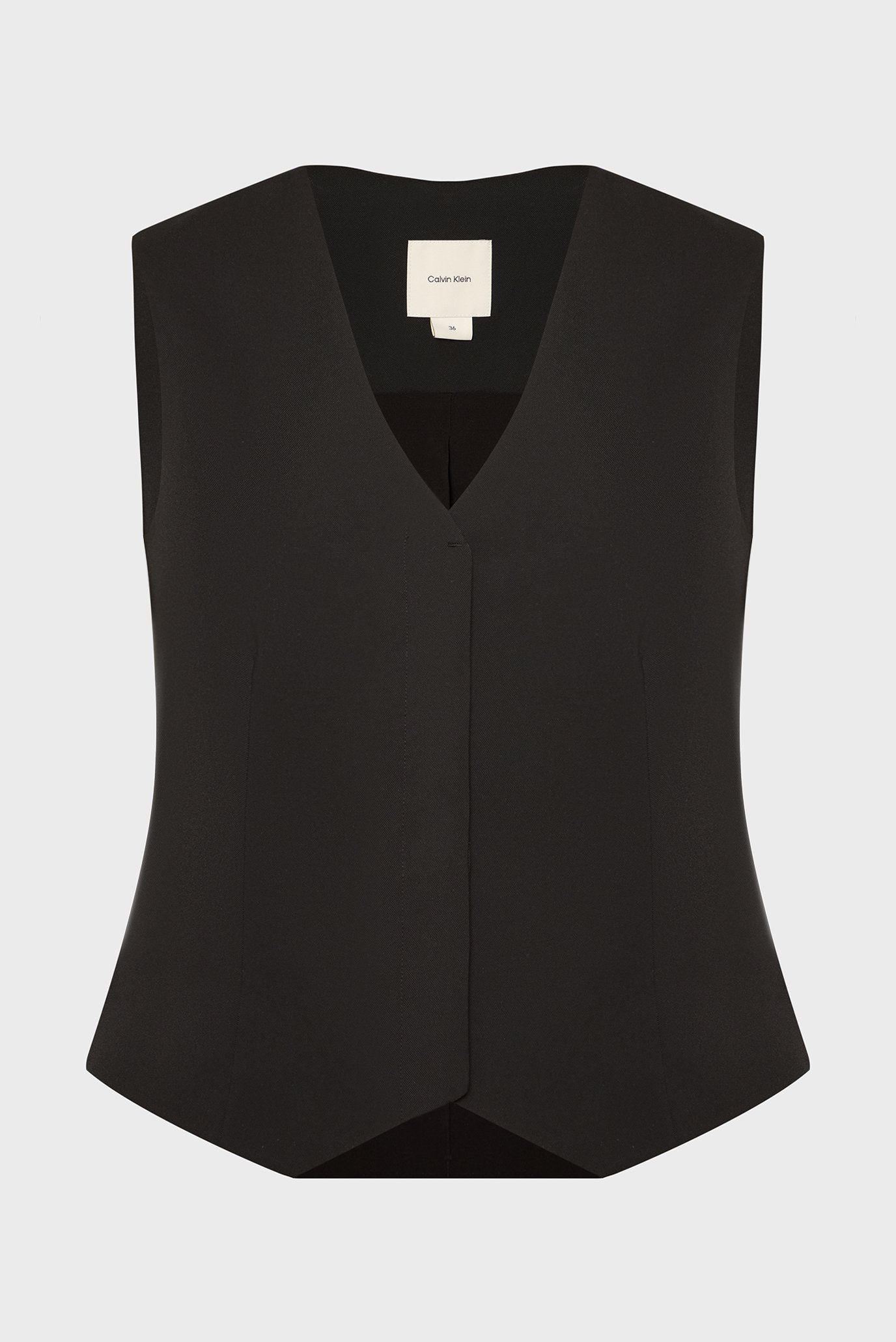 Женский черный жилет SOFT TWILL WAISTCOAT 1