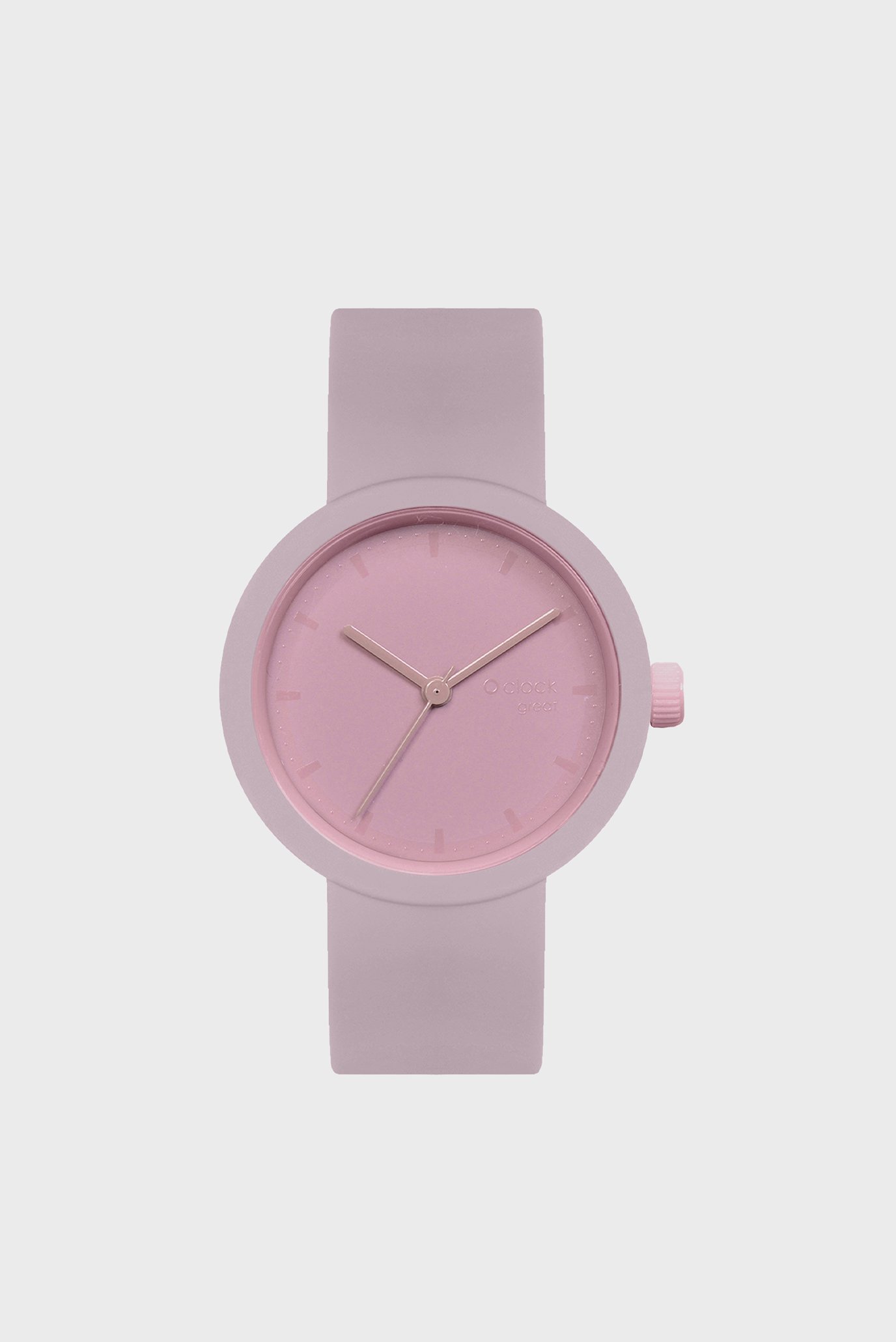 Женские розовые часы O clock great 1