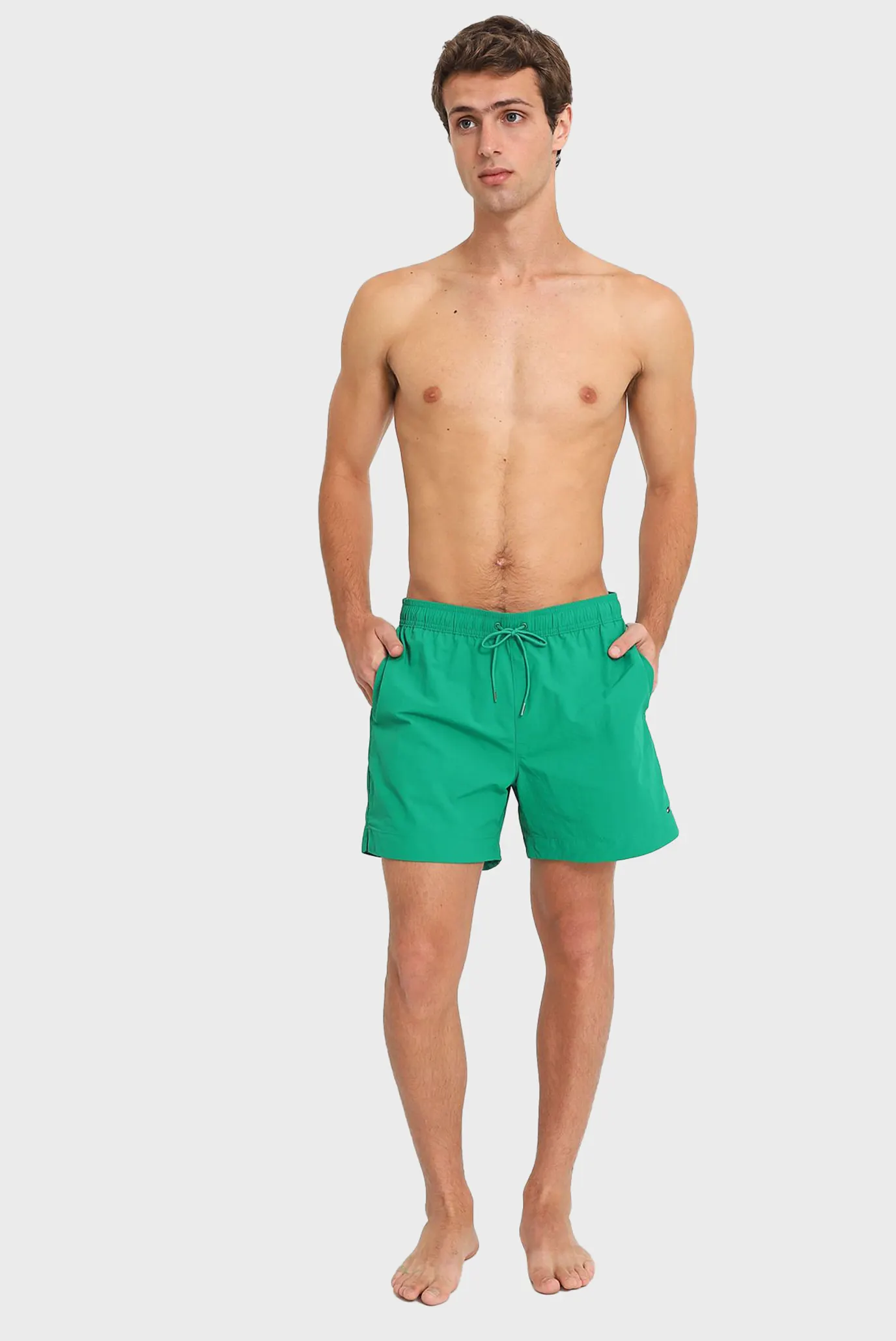 Мужские зеленые плавательные шорты MEDIUM DRAWSTRING 3