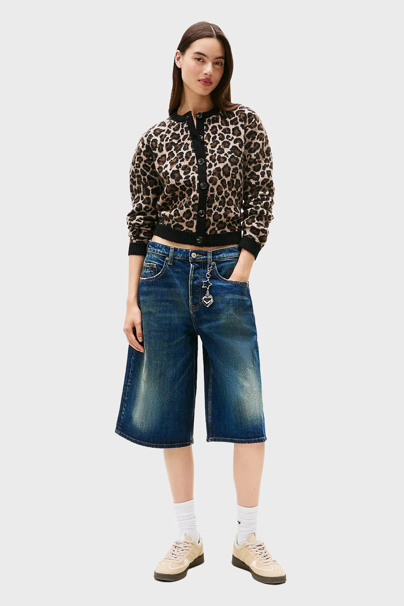 Женский кардиган с узором LEOPARD 2