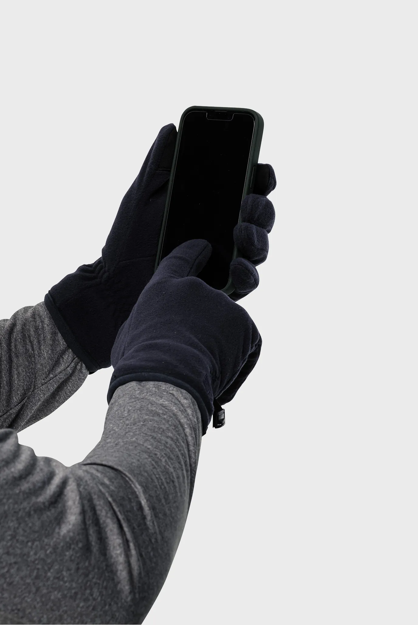 Темно-синие перчатки 3