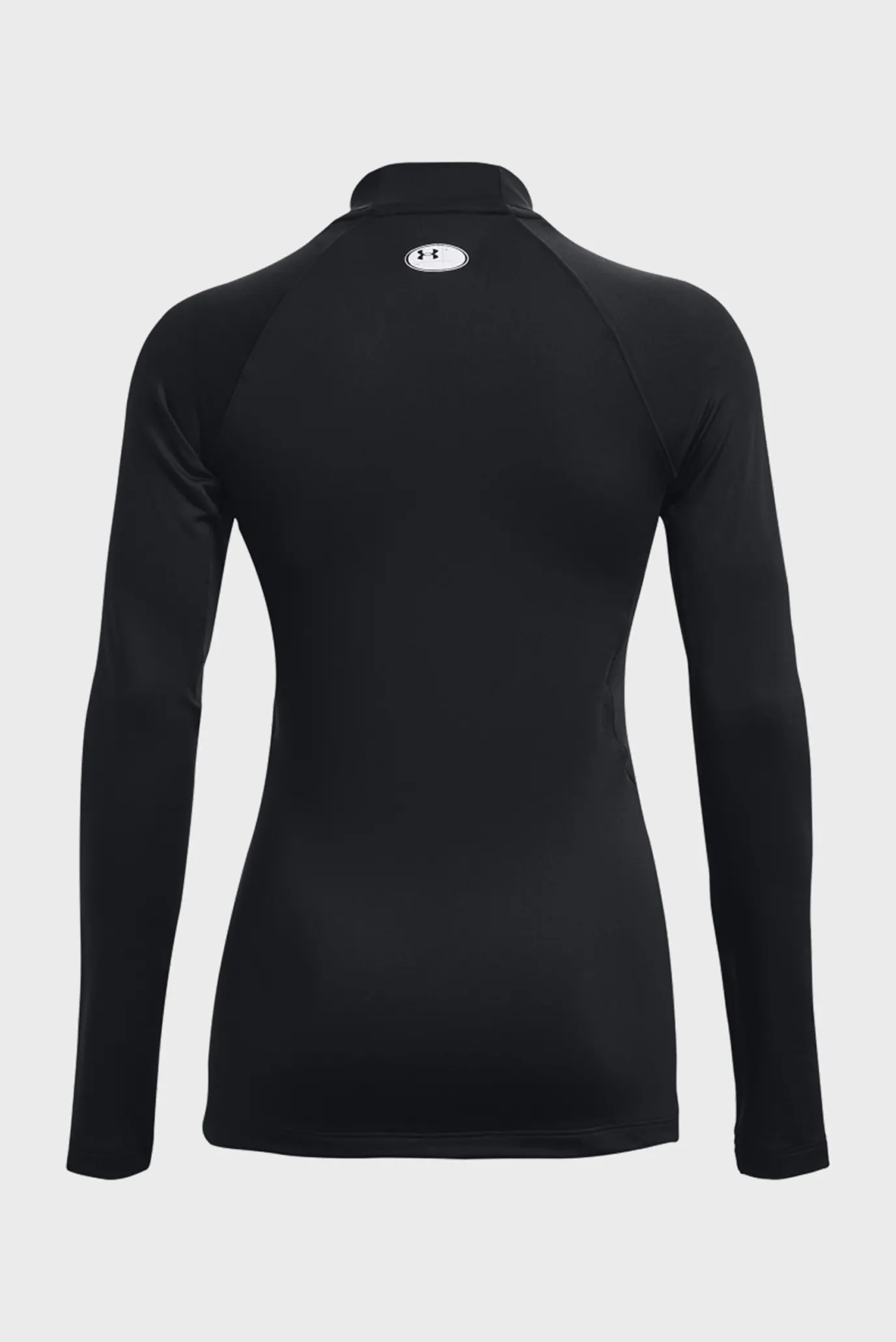Жіночий чорний лонгслів UA CG Authentics Mockneck-BLK 6