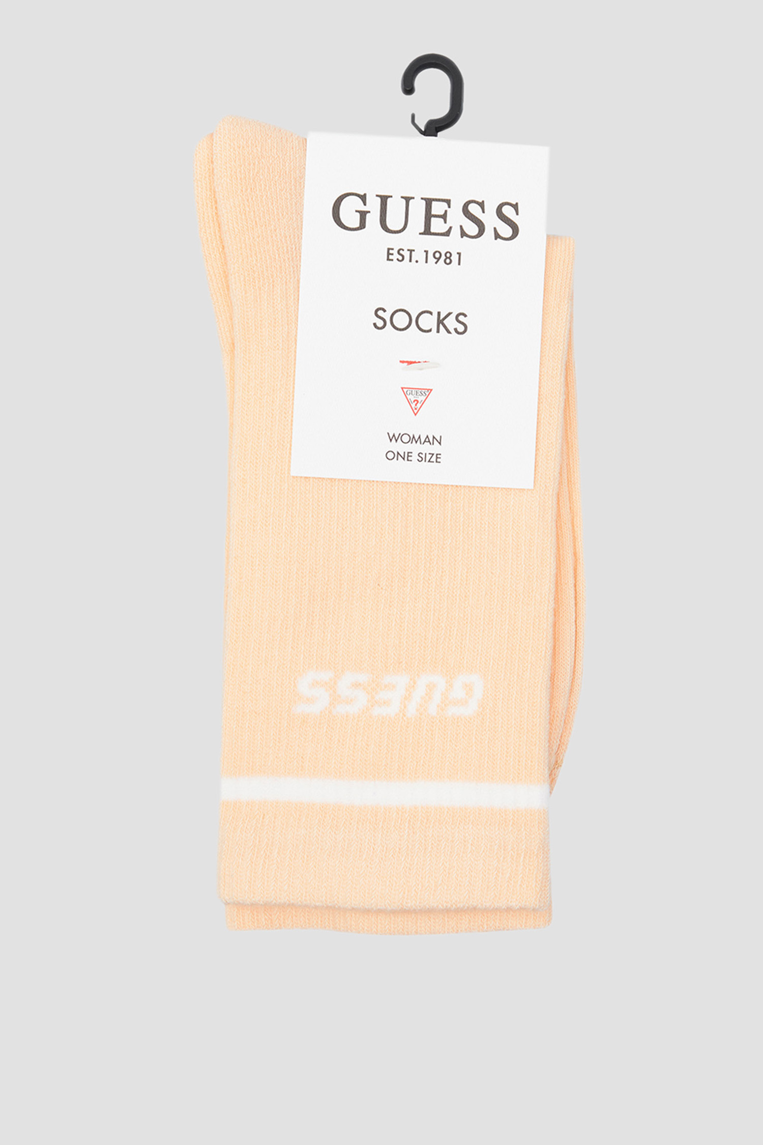 Жіночі персикові шкарпетки 1