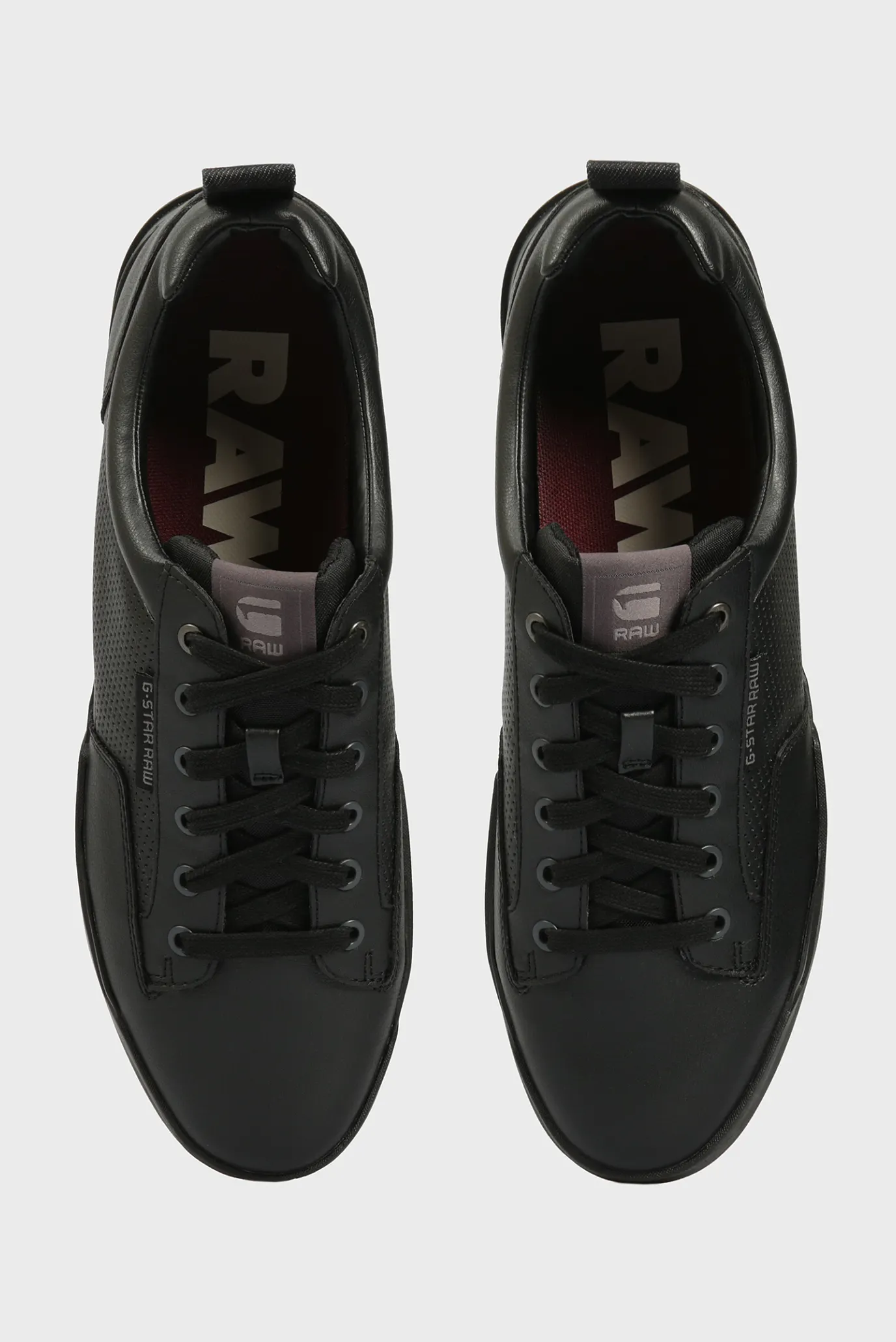 Мужские черные сникеры Rackam Core Low GStar RAW D15202