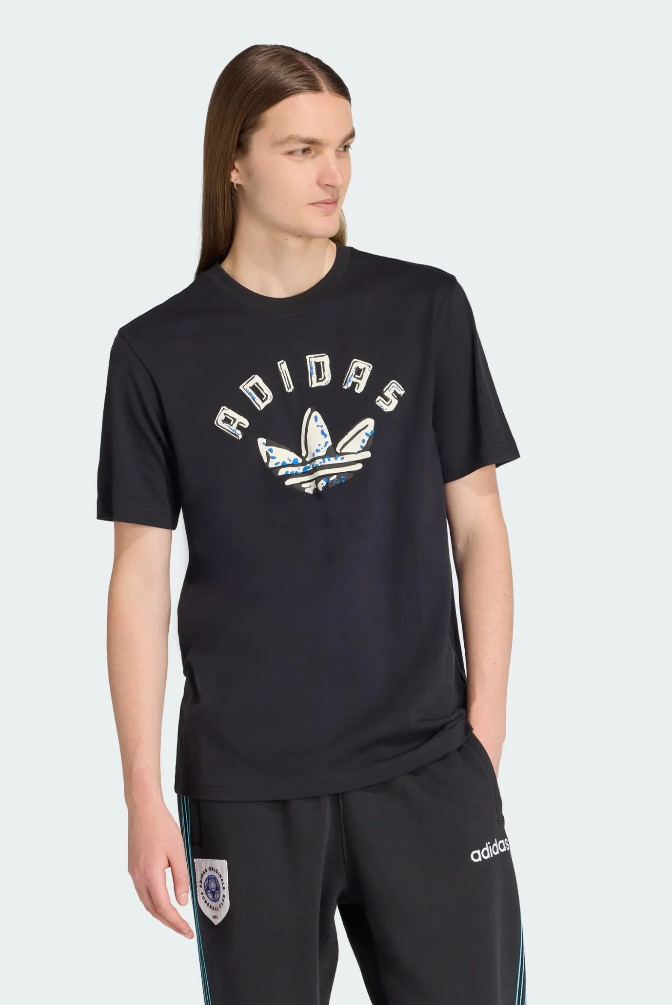 Чоловіча чорна футболка Graphic 1