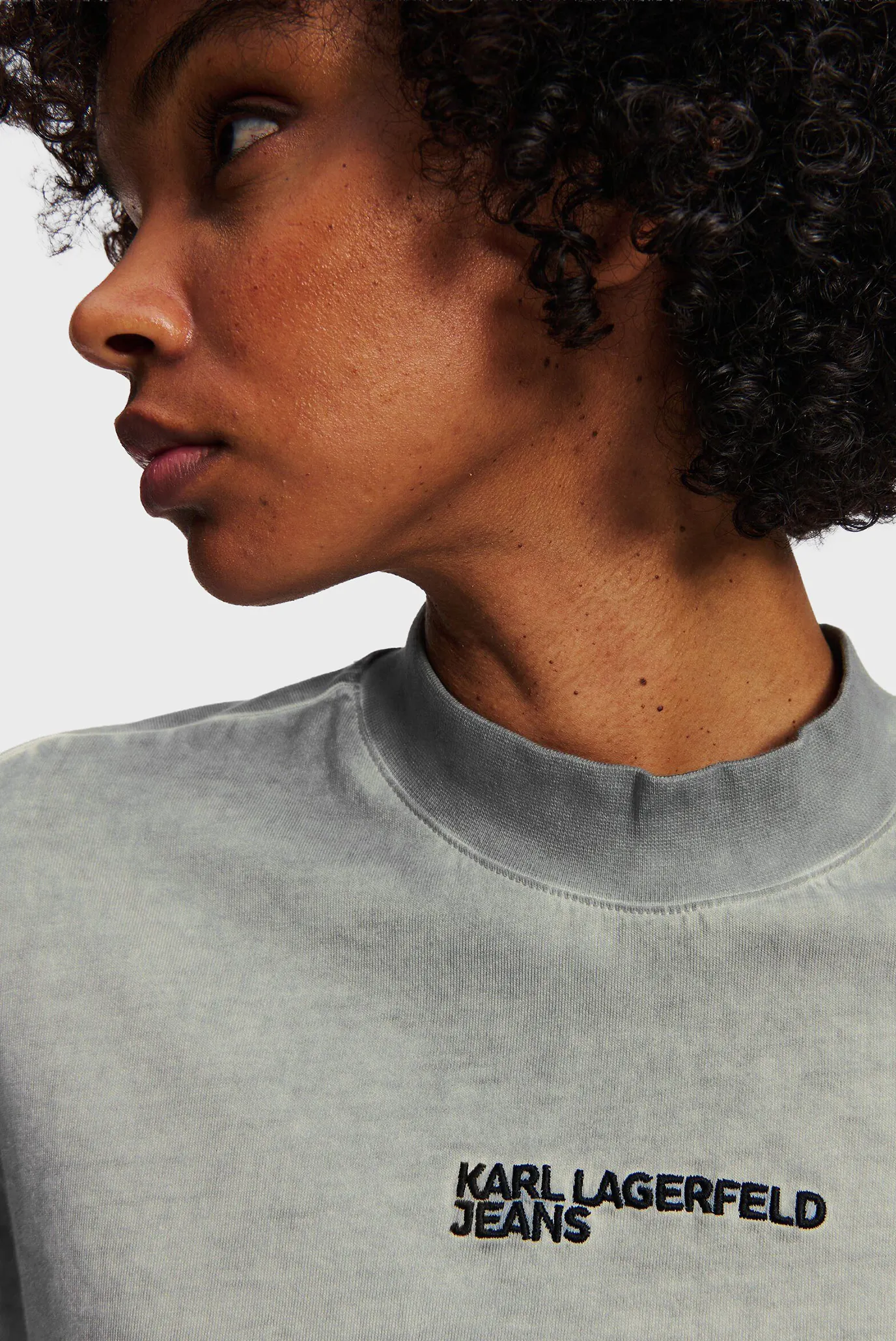 Женская серая футболка relax washed 4