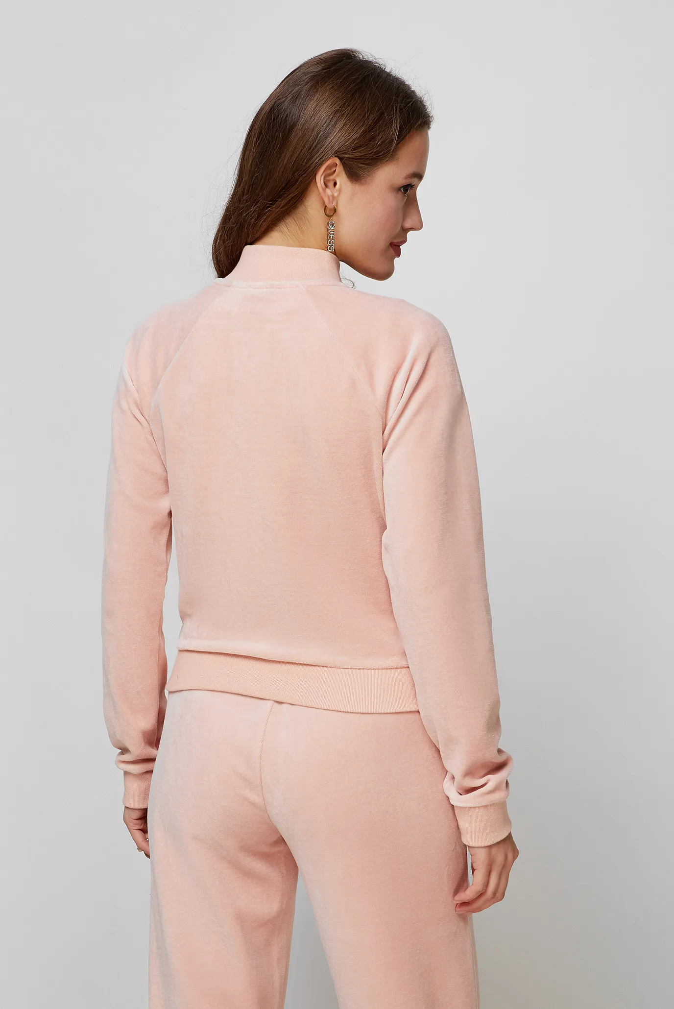 Жіноча персикова спортивна кофта 4