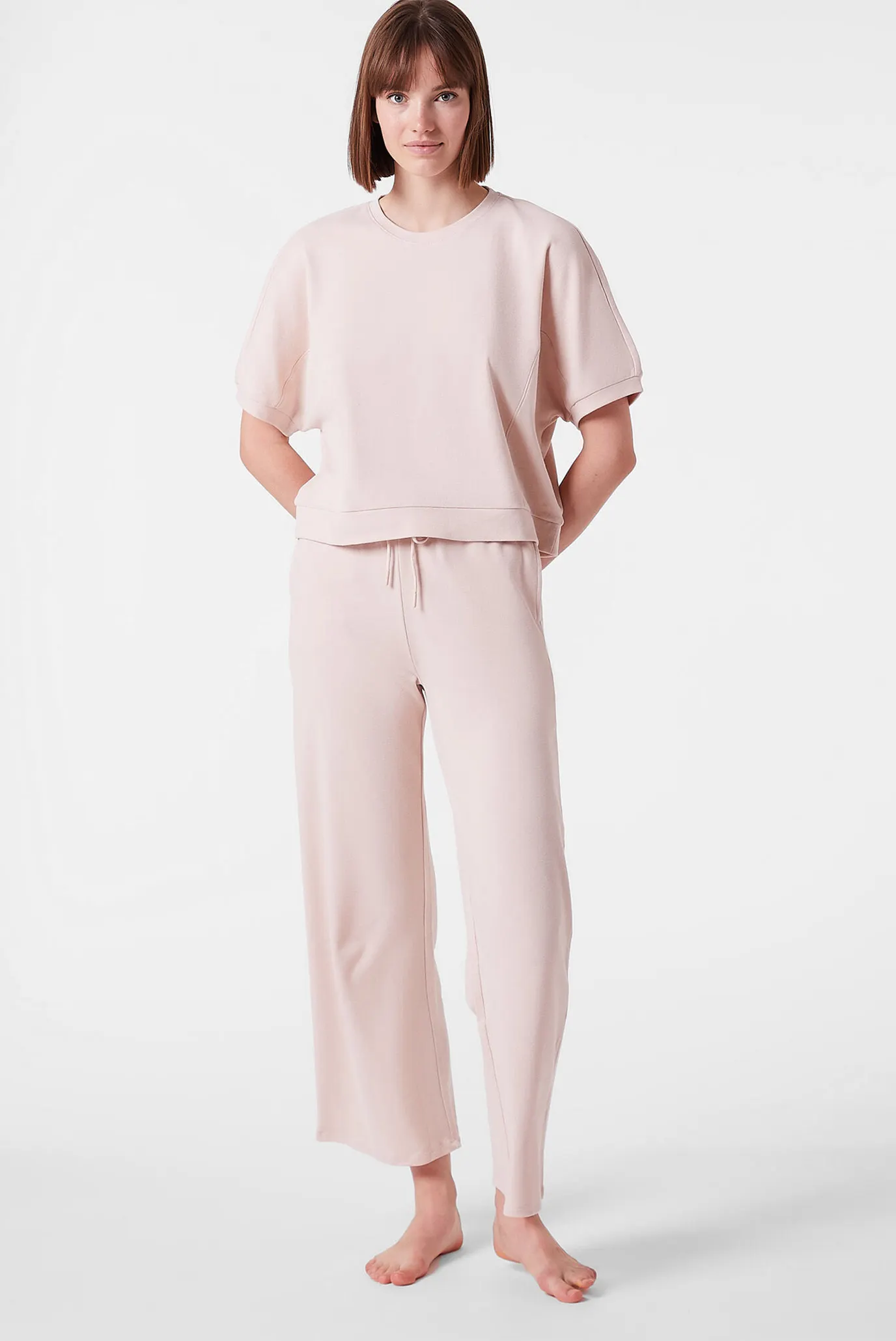 Жіноча пудрова футболка BERTA 2