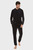 Чоловічий чорний велюровий комплект одягу (худі, брюки)