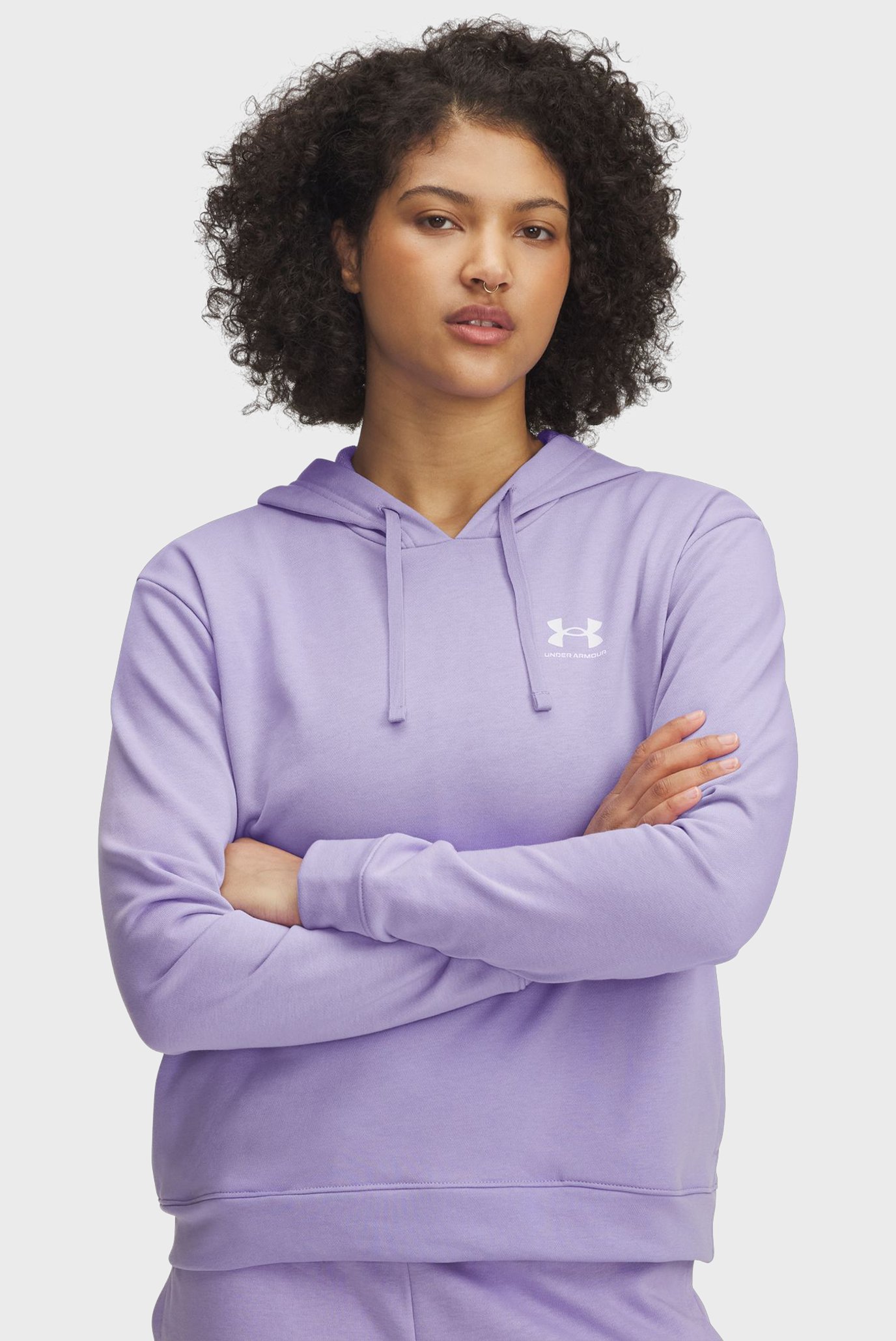 Женское сиреневое худи UA Rival Terry Hoodie Сиреневый XS Under Armour 6005511-538 Женское сиреневое худи UA Rival Terry Hoodie Сиреневый XS Under Armour 6005511-538