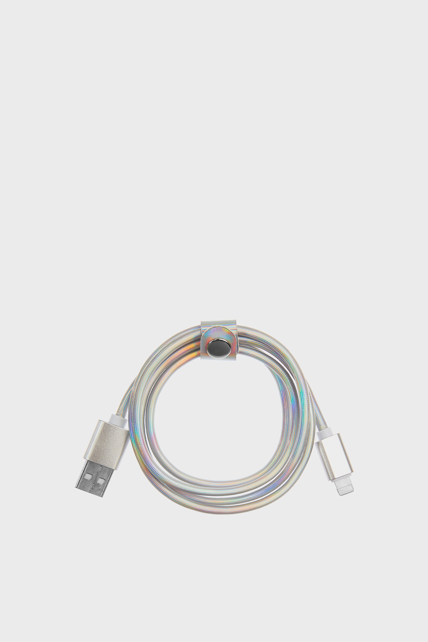 Сріблястий USB кабель Iridescent USB Cable 1