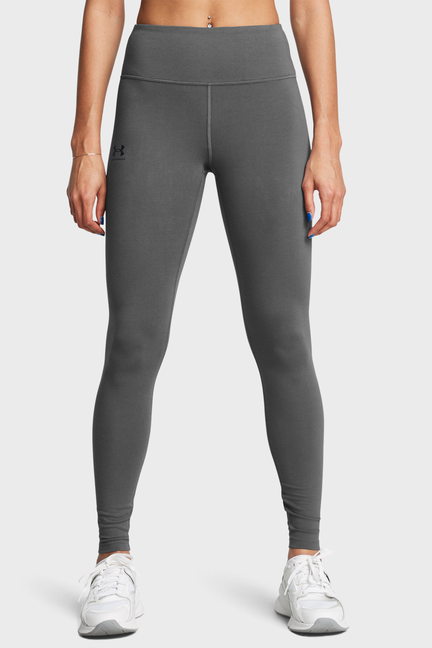 Женские серые тайтсы UA Rival Legging Серый XS Under Armour 1386482-025 Женские серые тайтсы UA Rival Legging Серый XS Under Armour 1386482-025