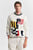 Мужской белый свитер FLAG INTARSIA COTTON C-NECK