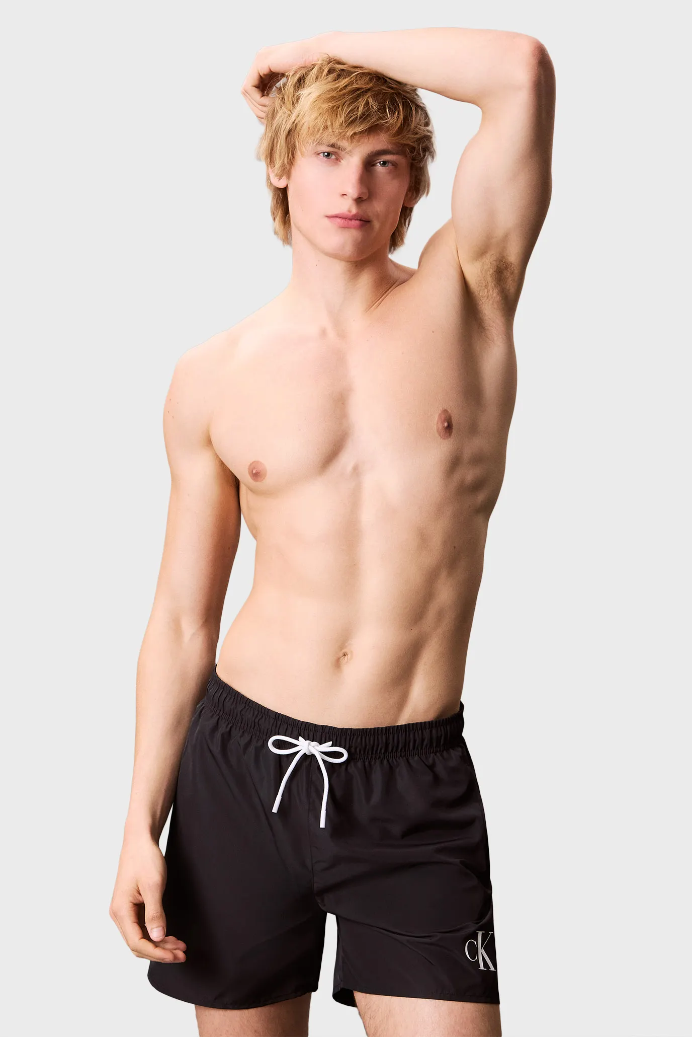 Мужские черные плавательные шорты 1