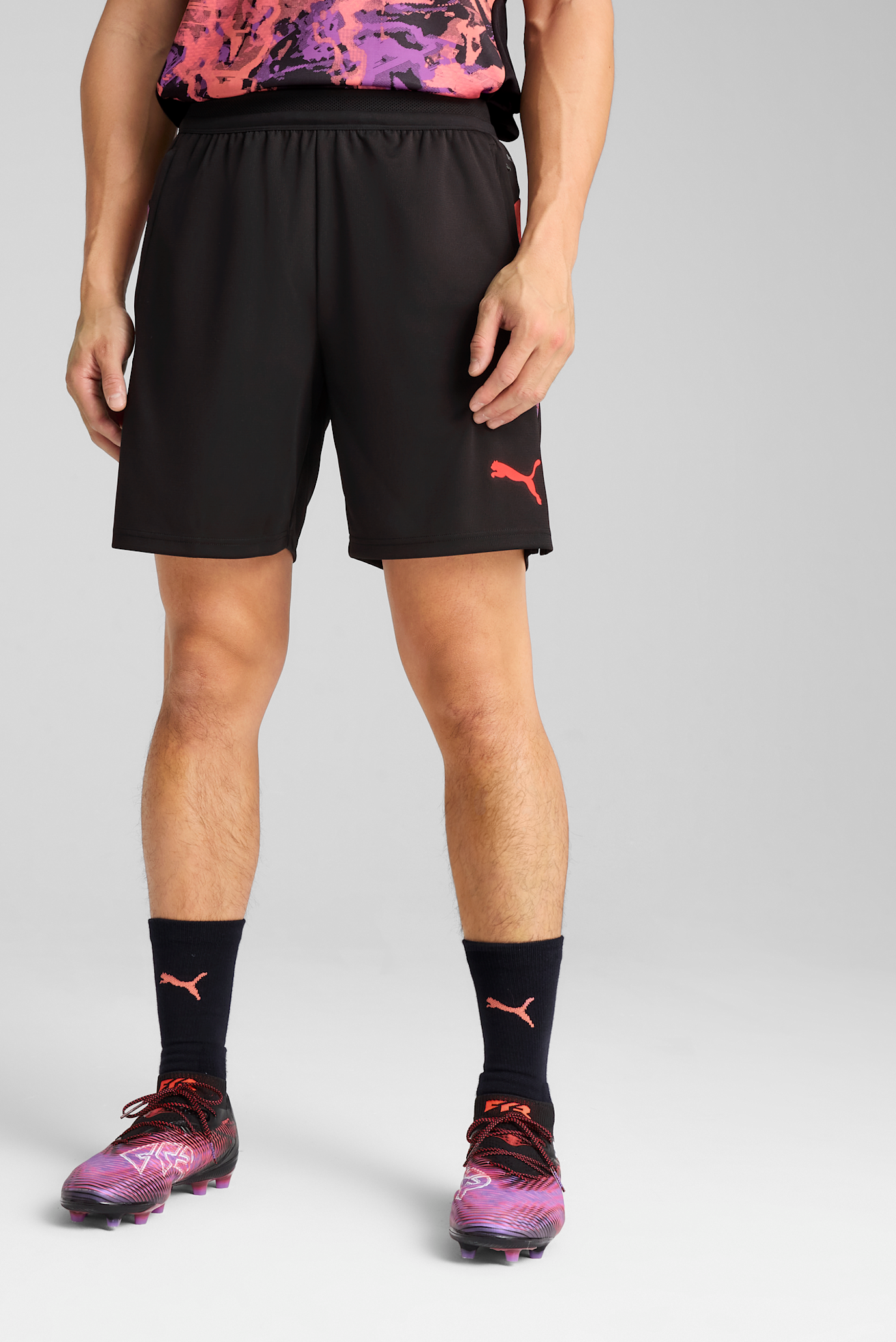 Чоловічі чорні шорти IndividualCUP Football Shorts Men 1