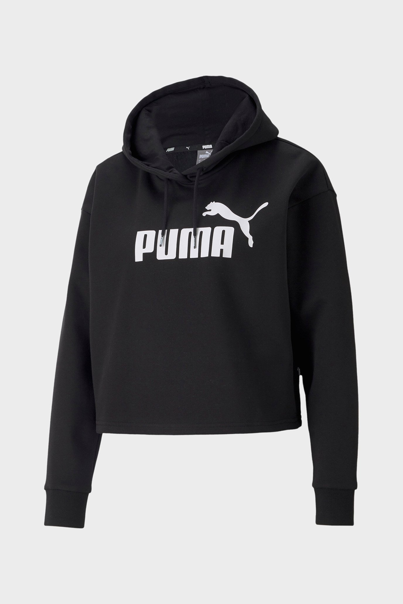 Жіноче чорне худі Essentials Cropped Logo Women’s Hoodie 1