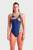 Женский темно-синий купальник DREAMHLINE SWIMSUIT V BACK