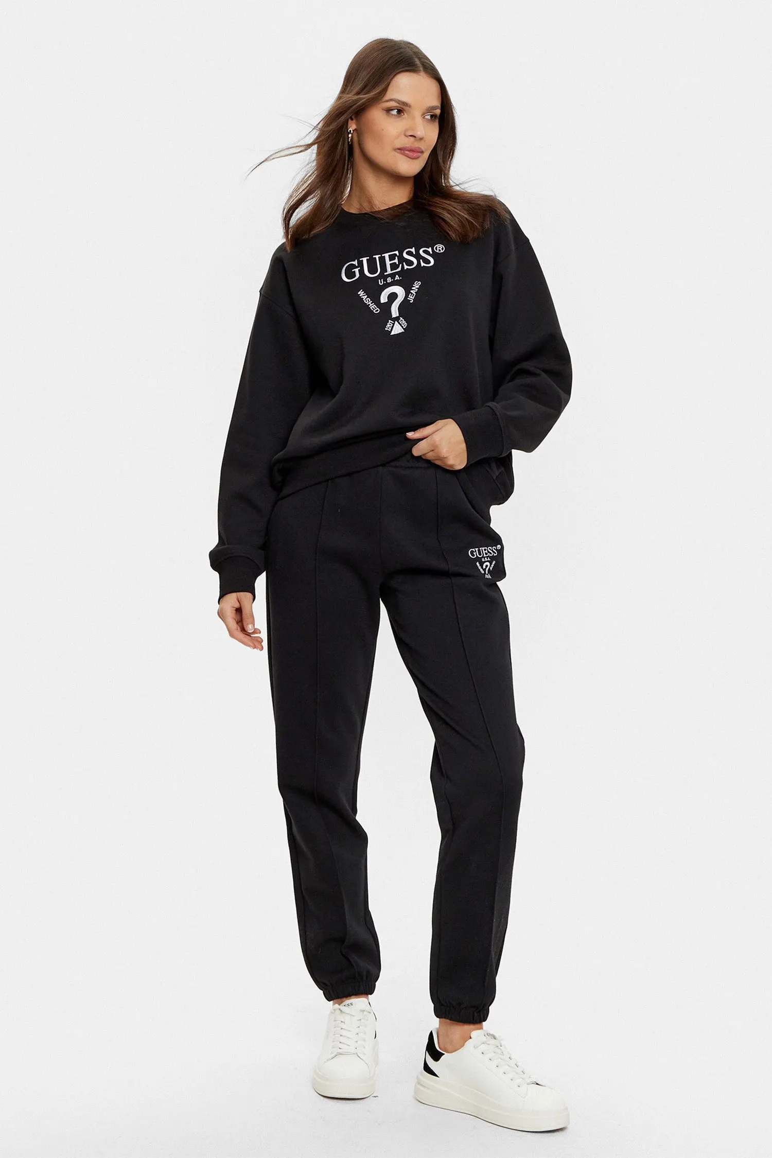 Женские черные спортивные брюки 2