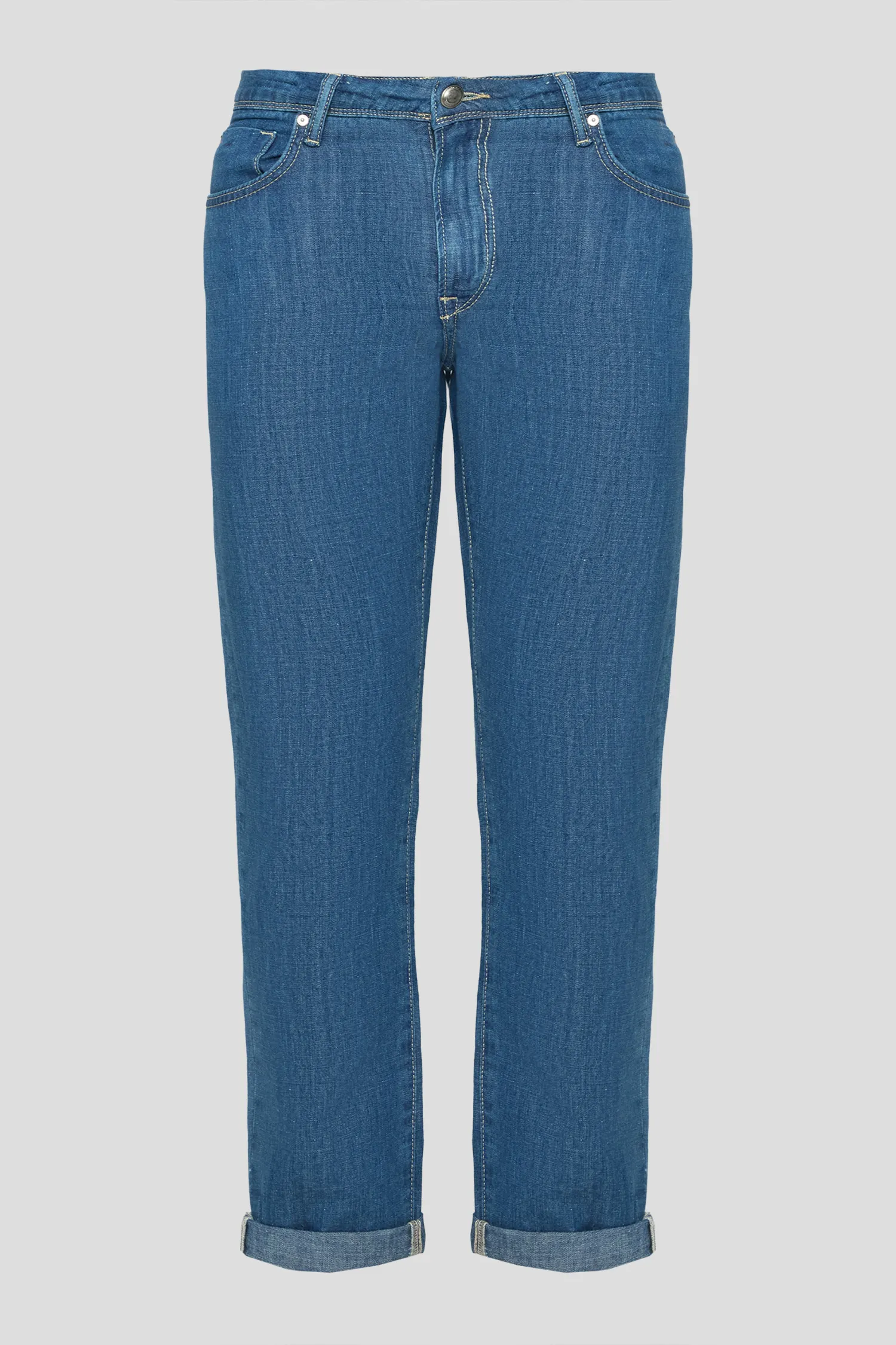 Мужские синие джинсы 1