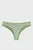 Жіночі зелені трусики з візерунком