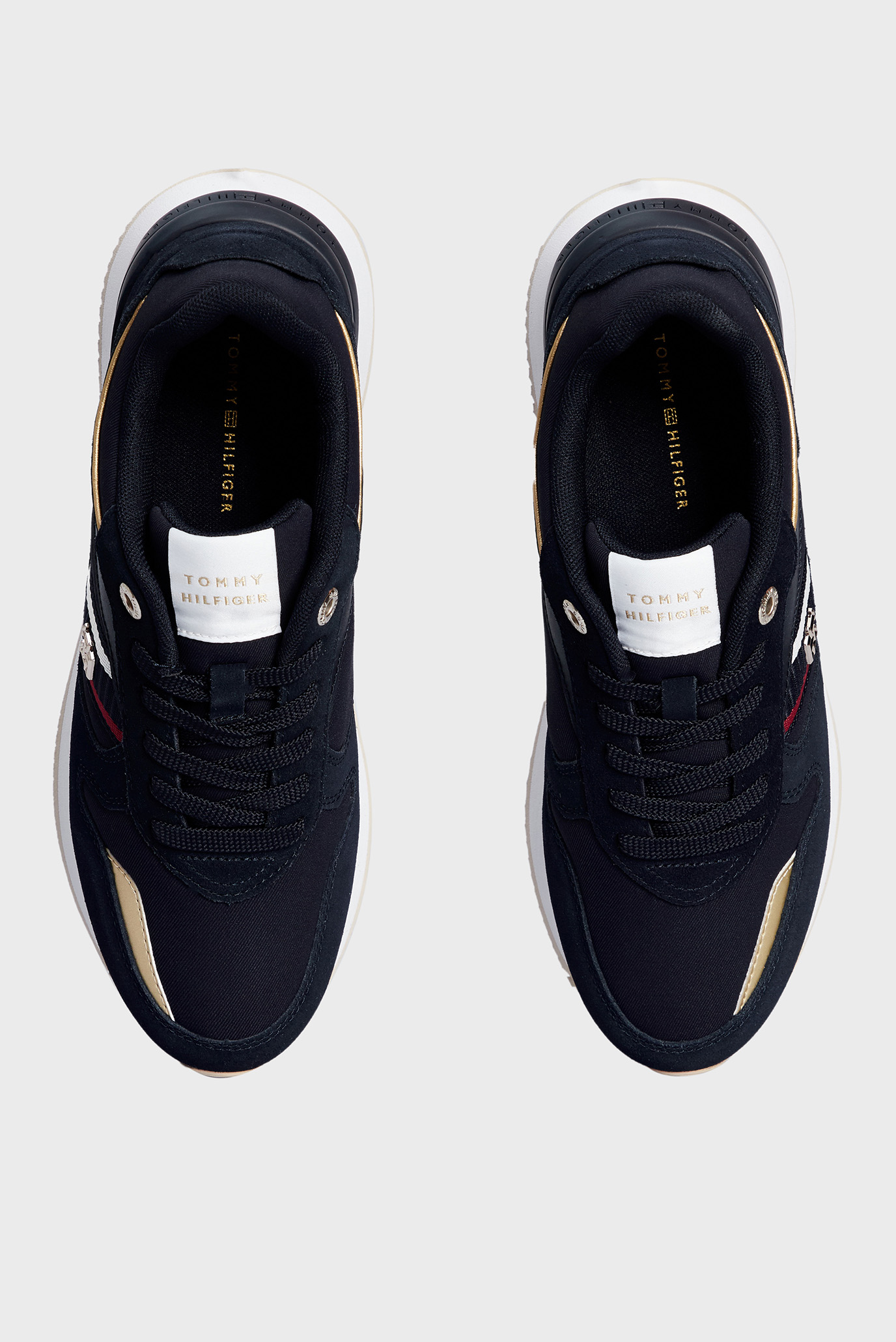Женские темно-синие кроссовки CORP WEBBING RUNNER GOLD Tommy Hilfiger ...