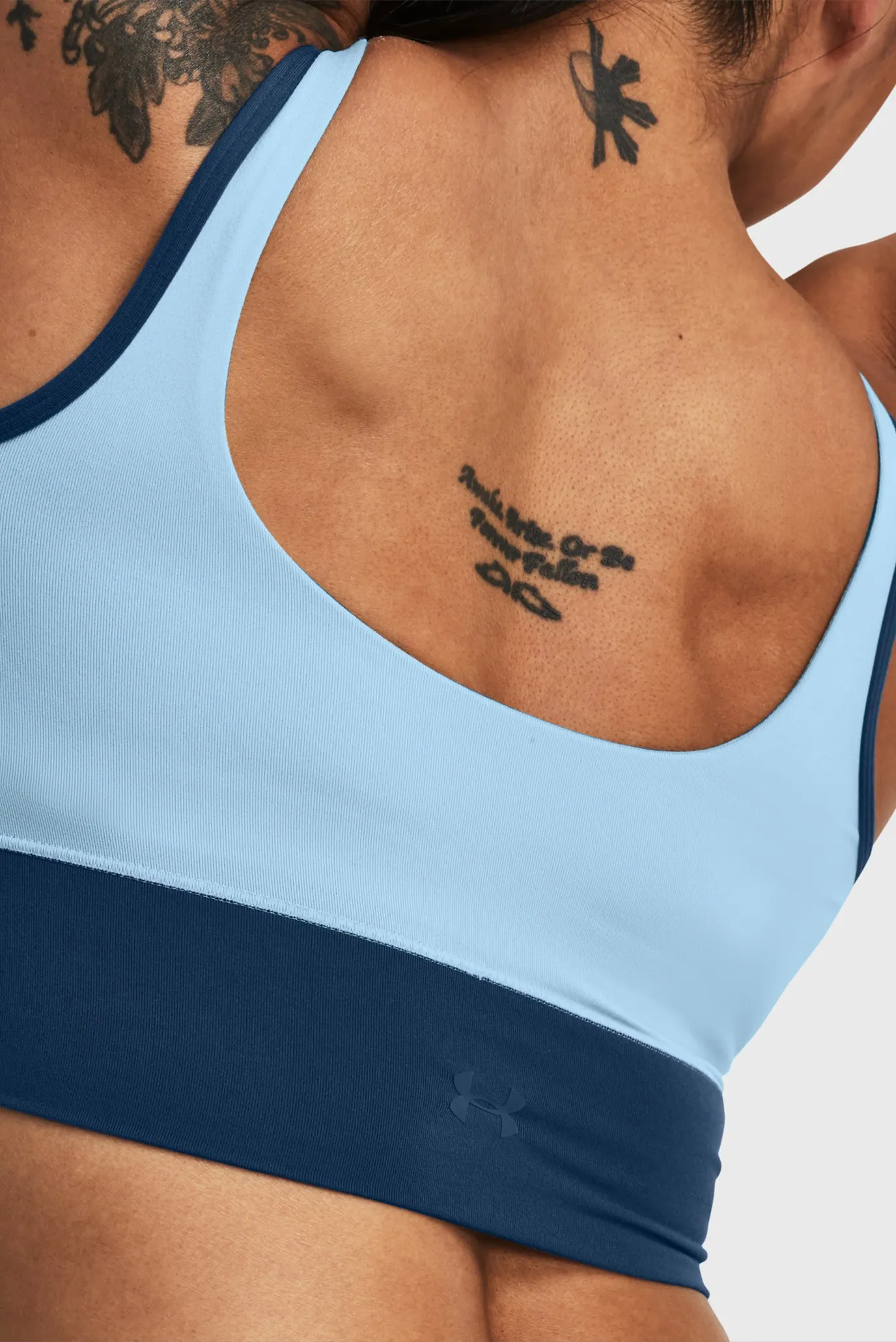 Жіночий блакитний топ Meridian Fitted Crop Tank 4