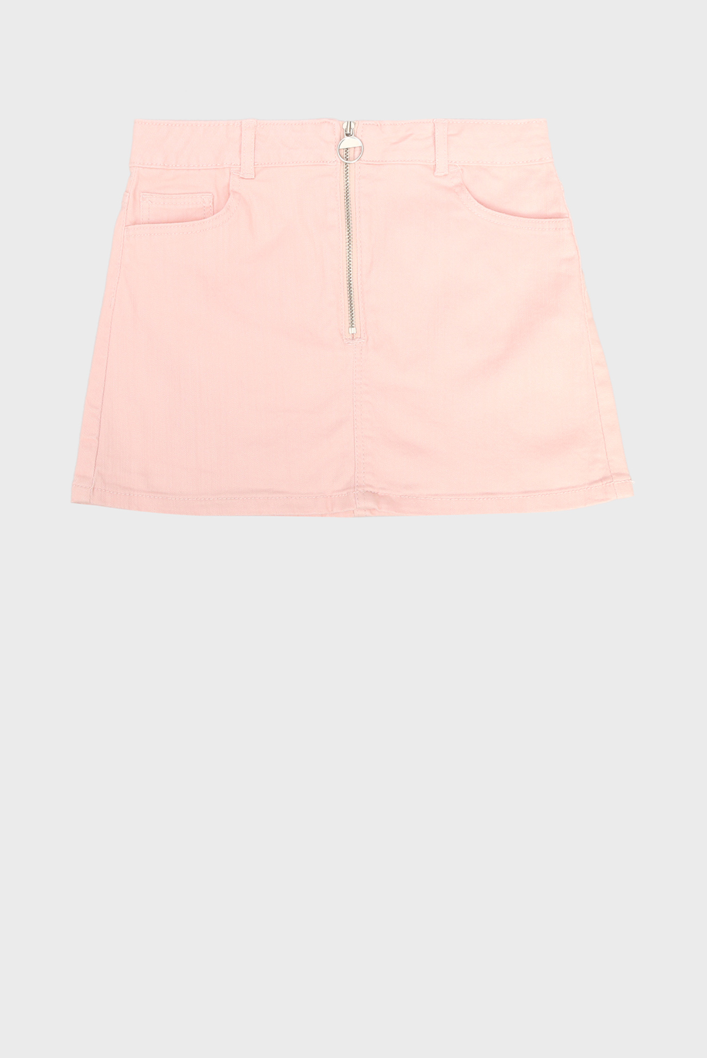 Детская розовая джинсовая юбка 1