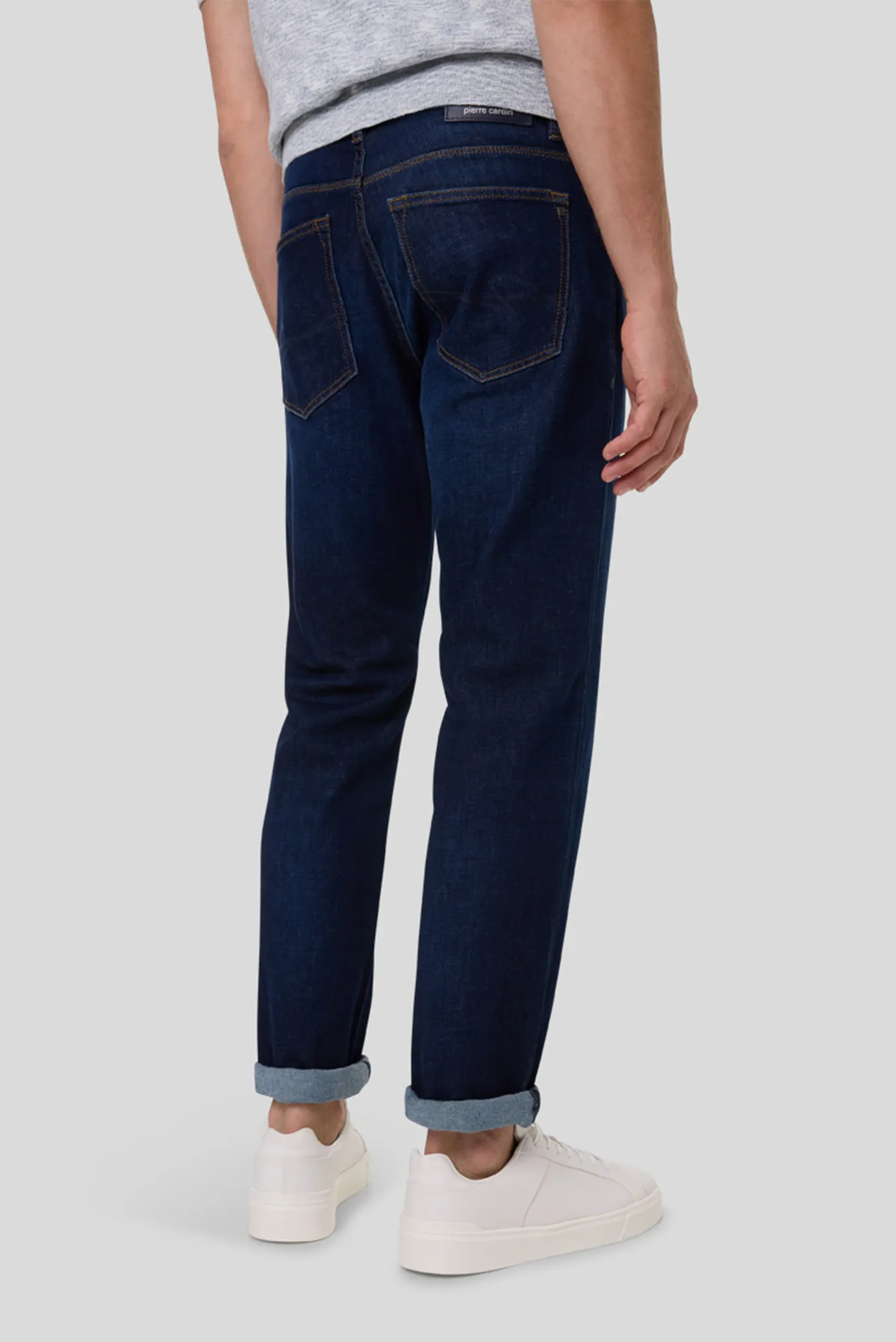 Мужские темно-синие джинсы 3