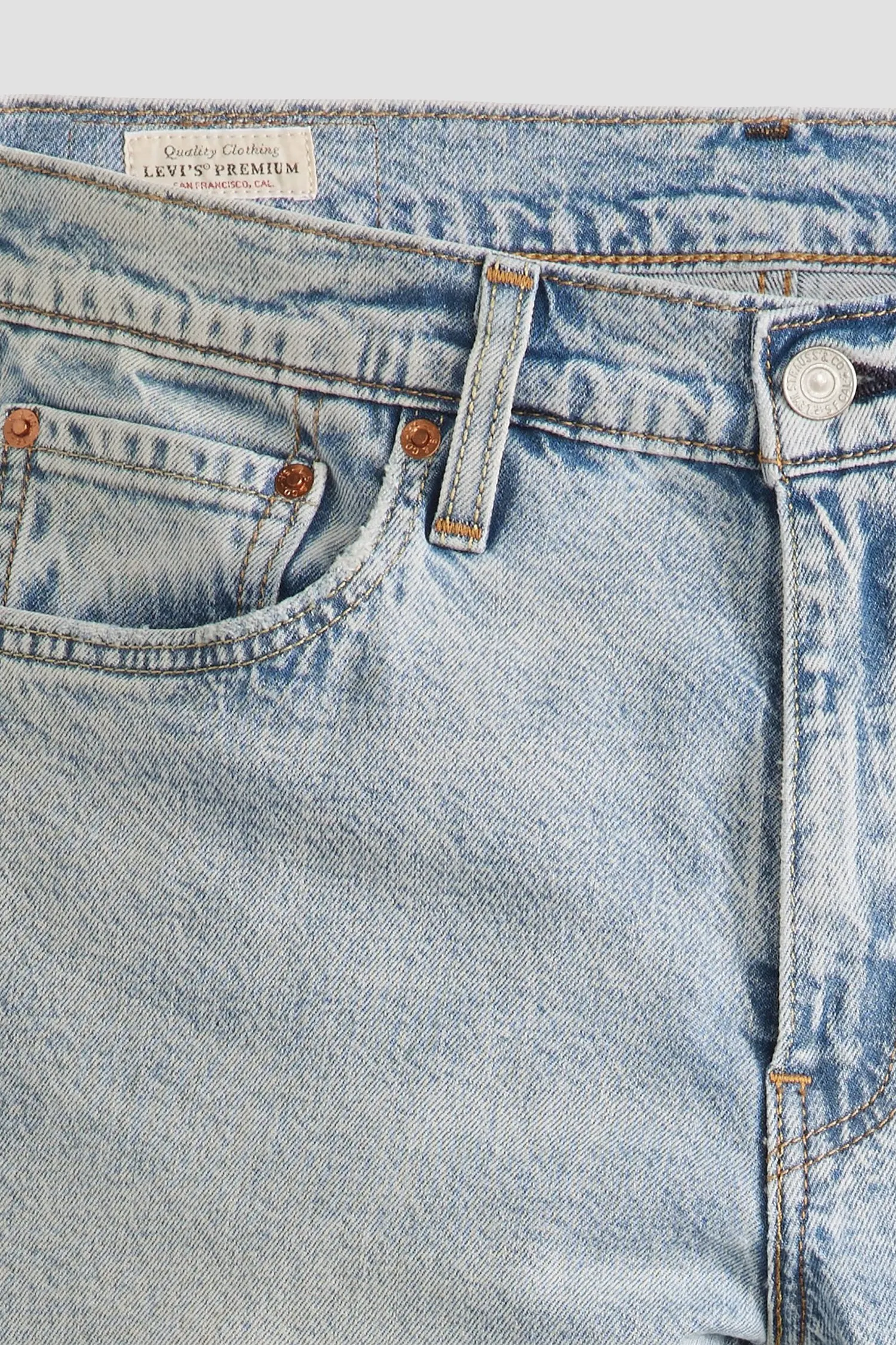 Чоловічі блакитні джинсові шорти 6