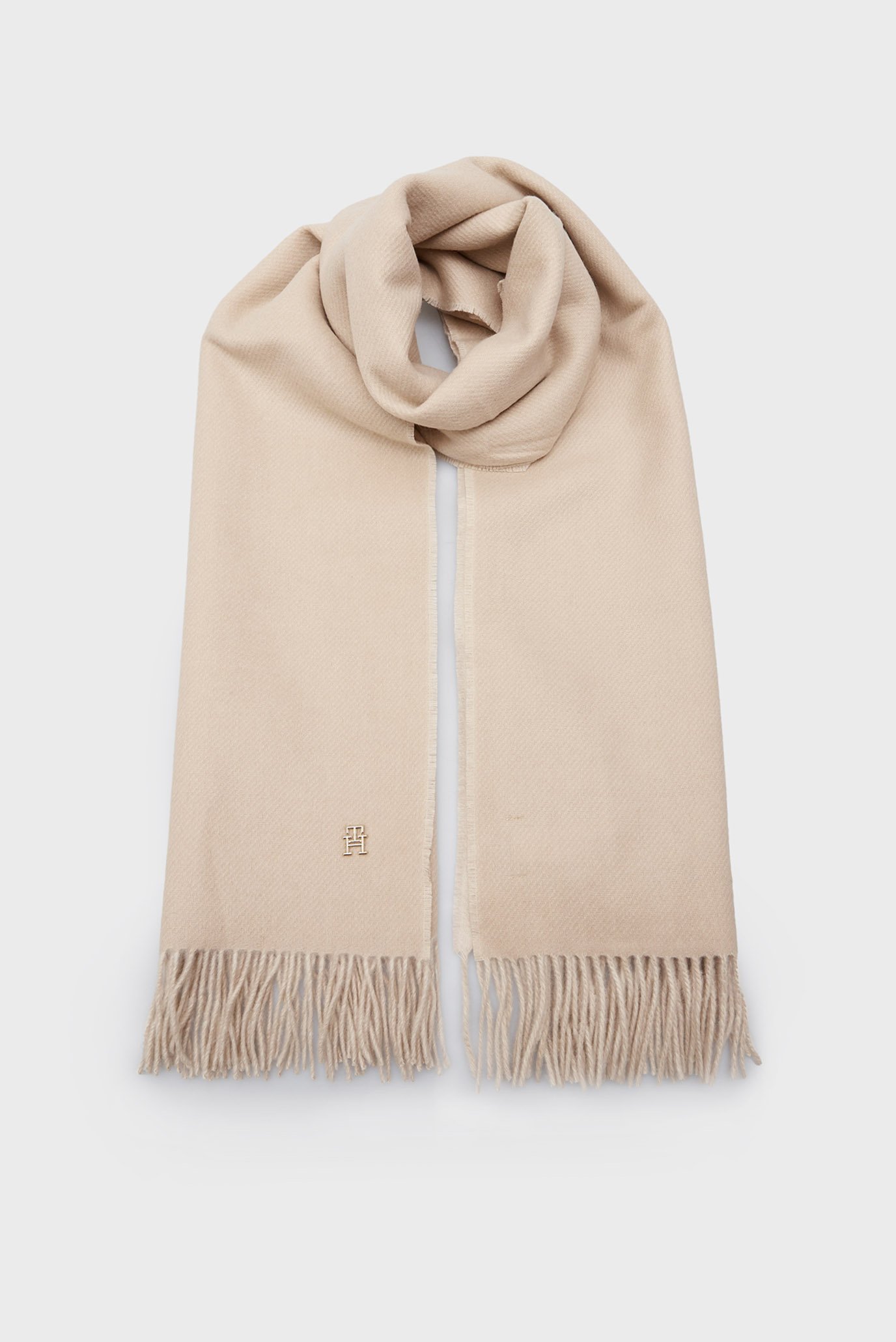 Жіночий бежевий вовняний шарф LIMITLESS CHIC WOOL SCARF 1