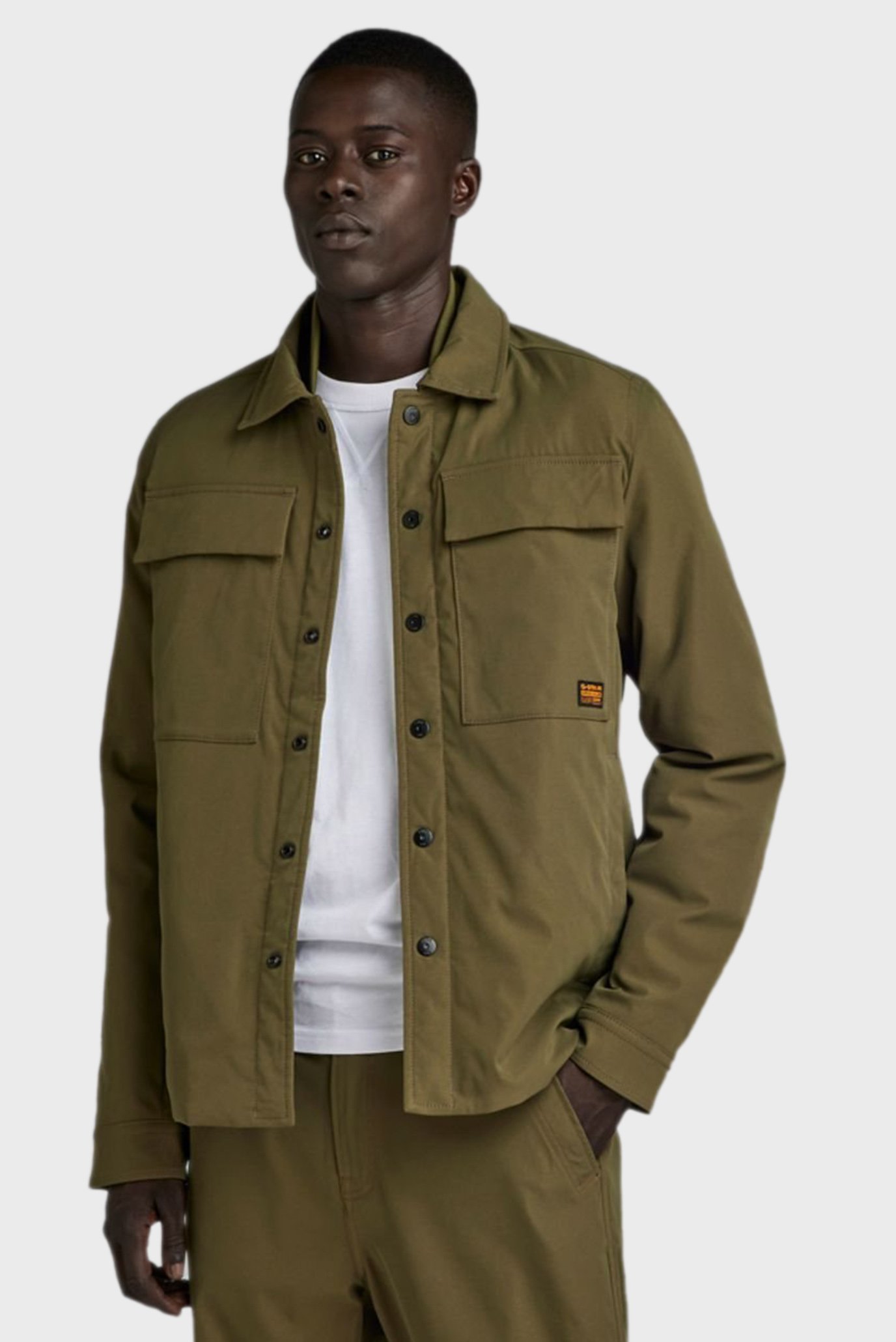 Мужская оливковая куртка 1