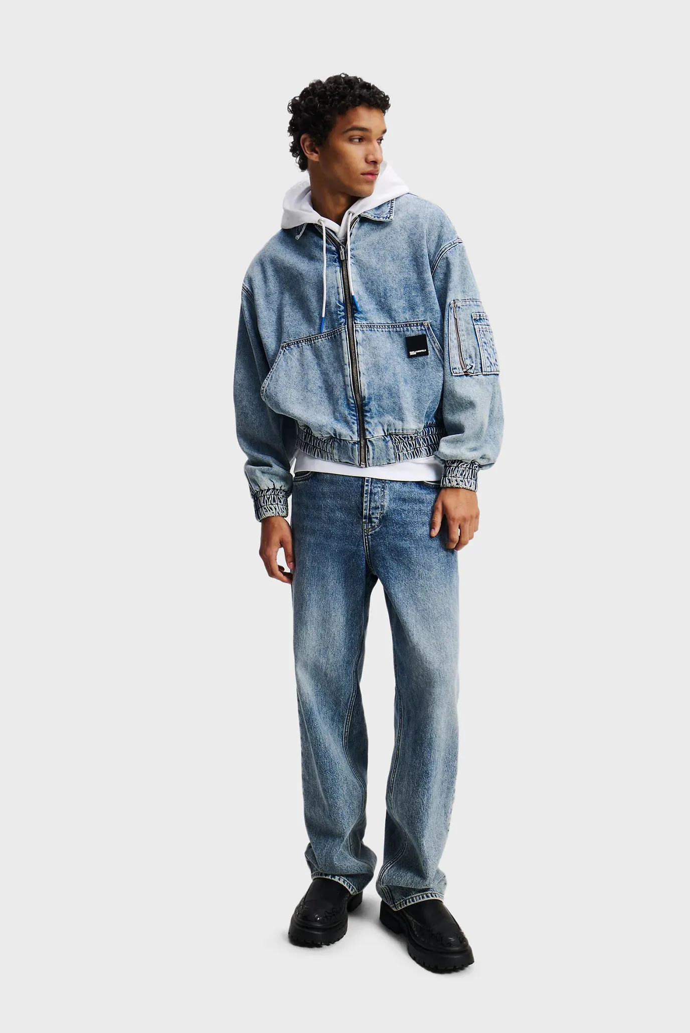 Чоловічі сині джинси KLJ RELAXED DENIM 2