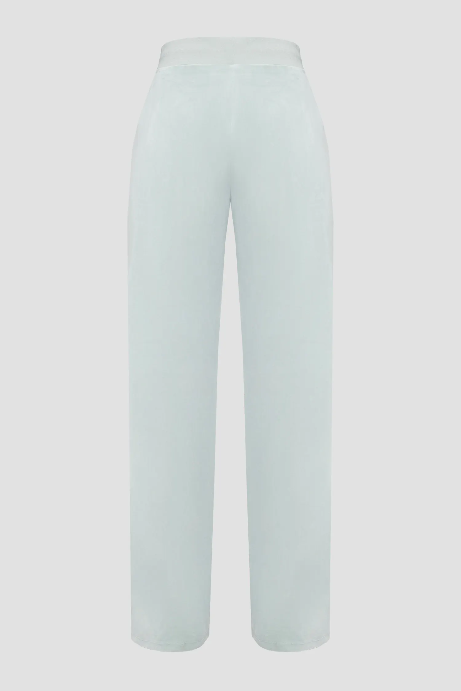 Женские мятные велюровые спортивные брюки 2