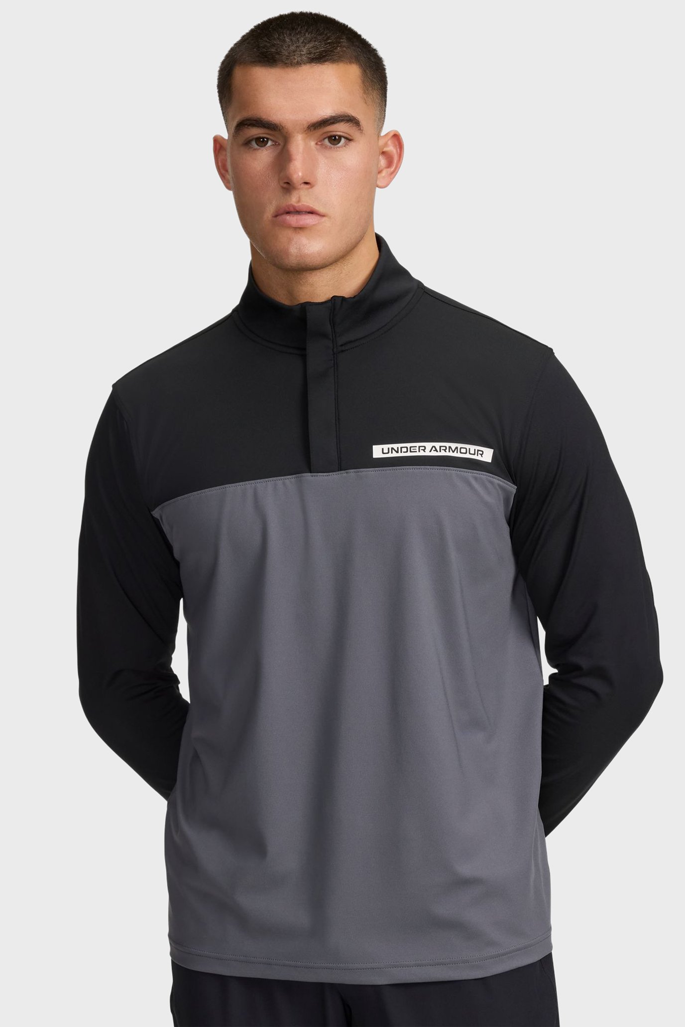 Мужская темно-серая спортивная кофта UA T2G 1/4 Zip Серый XXL Under Armour 1389878-002 Мужская темно-серая спортивная кофта UA T2G 1/4 Zip Серый XXL Under Armour 1389878-002