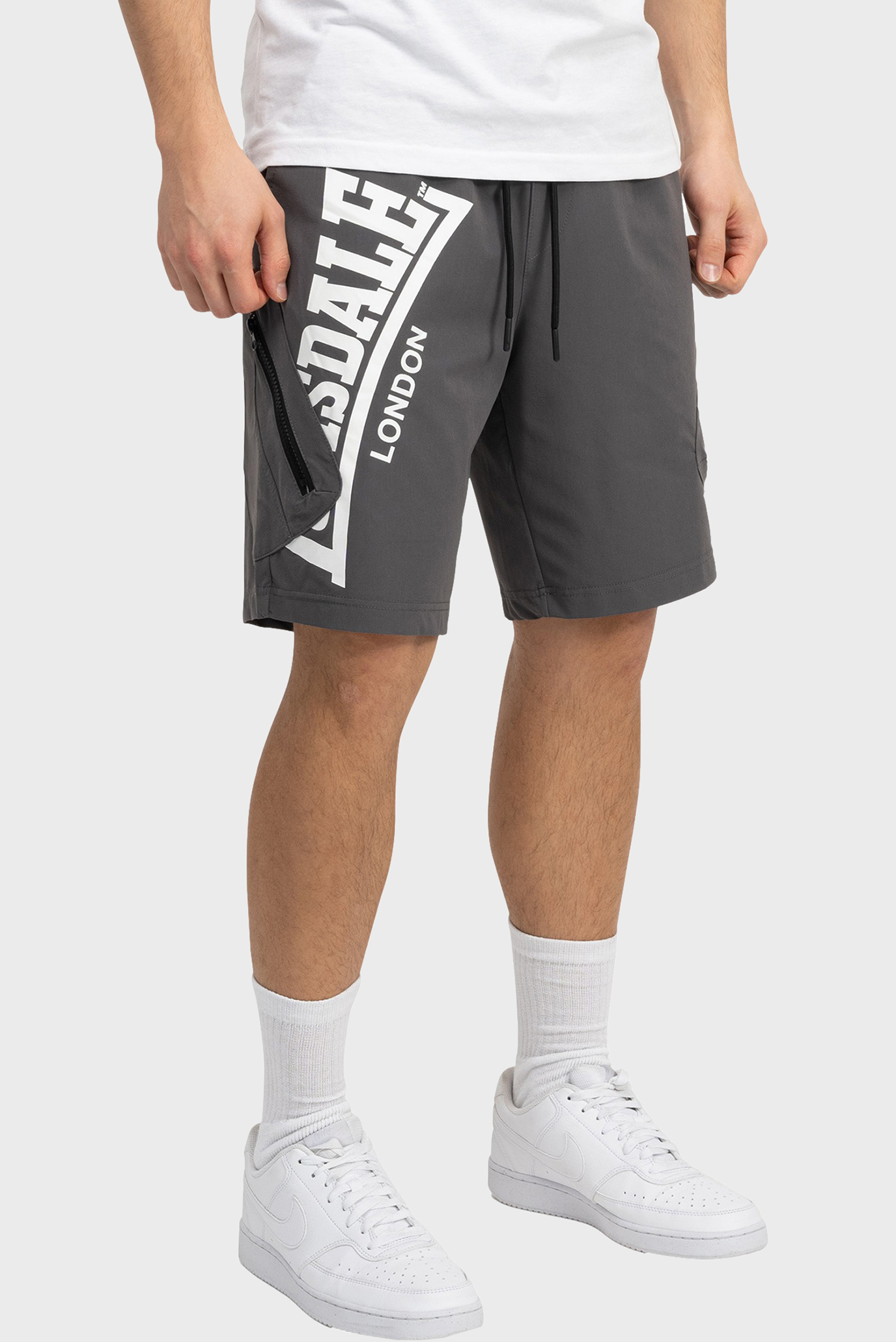 Мужские серые шорты ALRESFORD Серый XXL Lonsdale 117686 Мужские серые шорты ALRESFORD Серый XXL Lonsdale 117686