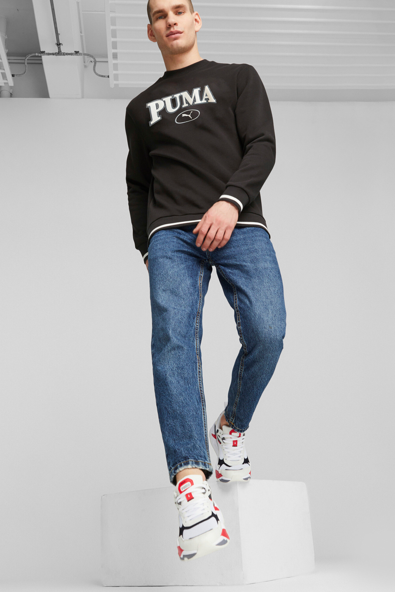 Puma crew outlet neck sweatshirt