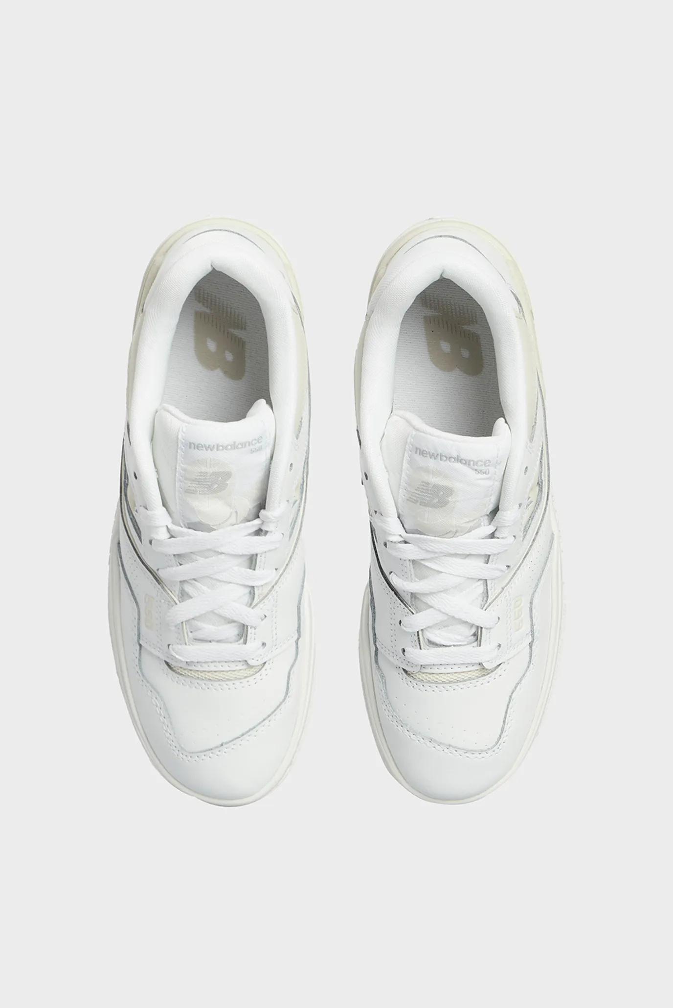 Дитячі білі шкіряні кросівки BB550 Grade School 4