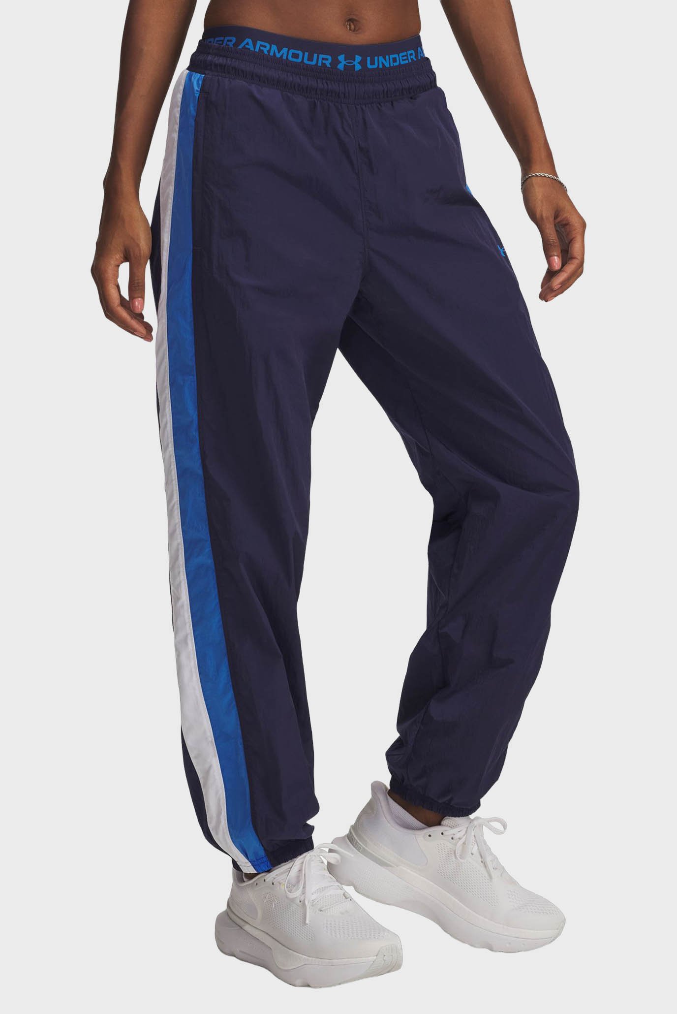 Женские темно-синие спортивные брюки UA Icon Crinkle Pant Синий XS Under Armour 6007112-403 Женские темно-синие спортивные брюки UA Icon Crinkle Pant Синий XS Under Armour 6007112-403