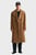 Чоловіче коричневе вовняне пальто OVERSIZED DB WOOL COAT