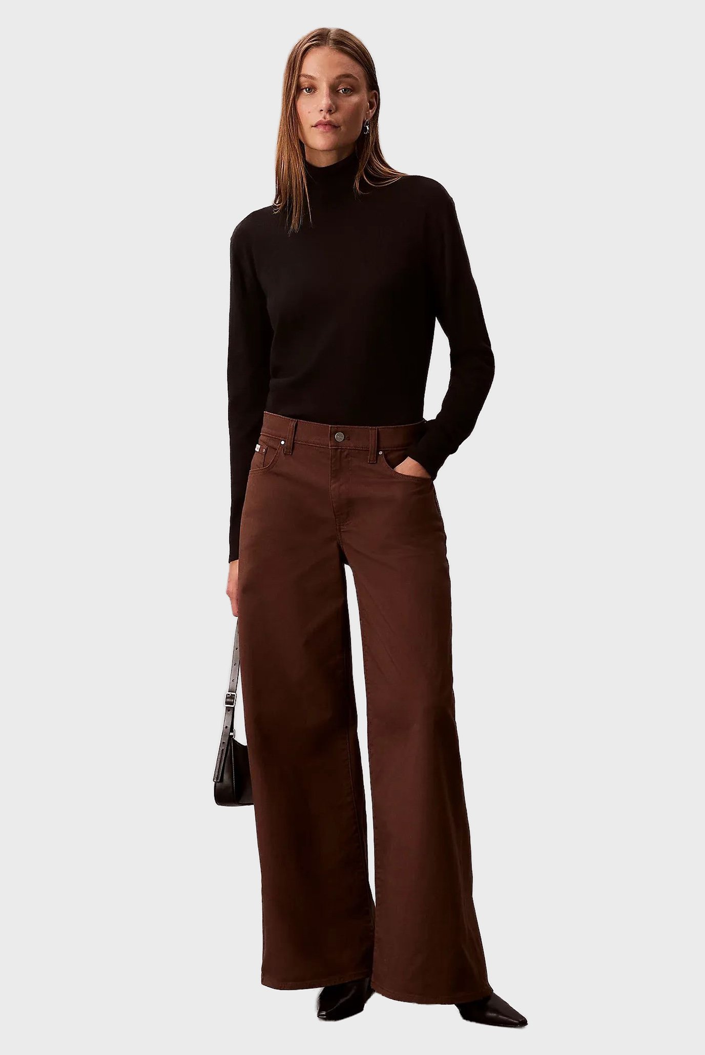 Женские коричневые брюки SUPER WIDE Коричневый 6-RG Calvin Klein Jeans LV044D615G Женские коричневые брюки SUPER WIDE Коричневый 6-RG Calvin Klein Jeans LV044D615G