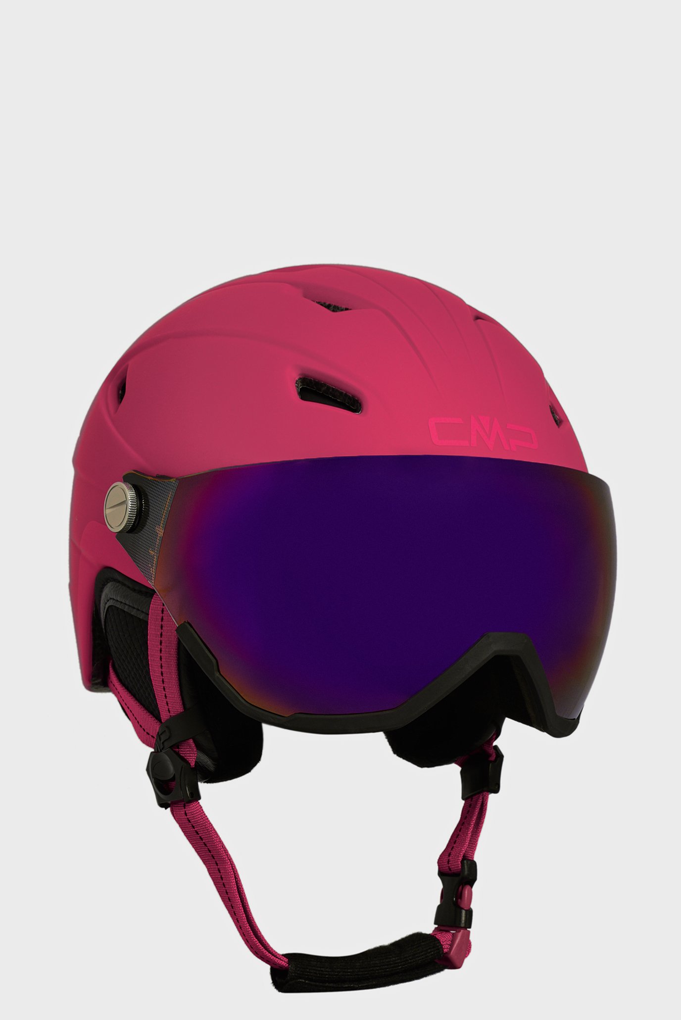 Рожевий гірськолижний шолом WJ-2 KIDS SKI HELMET WITH VISO 1