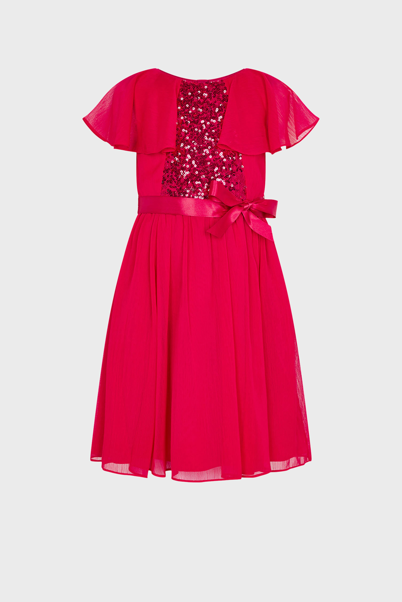 Детское красное платье RED SEQUIN CAPE SLEE 1