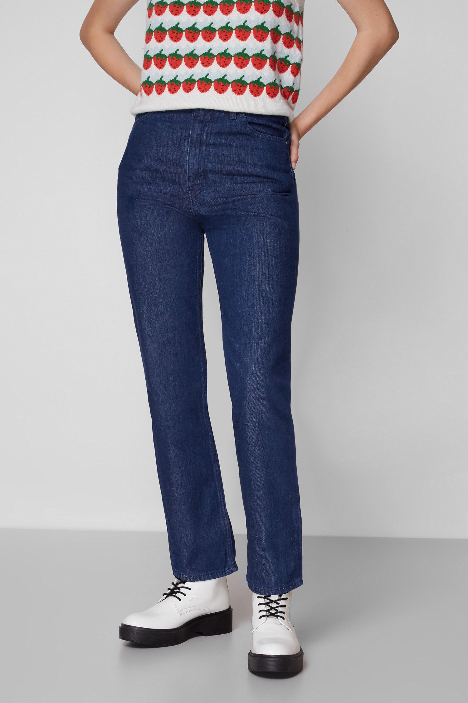 Женские синие джинсы 70s 1
