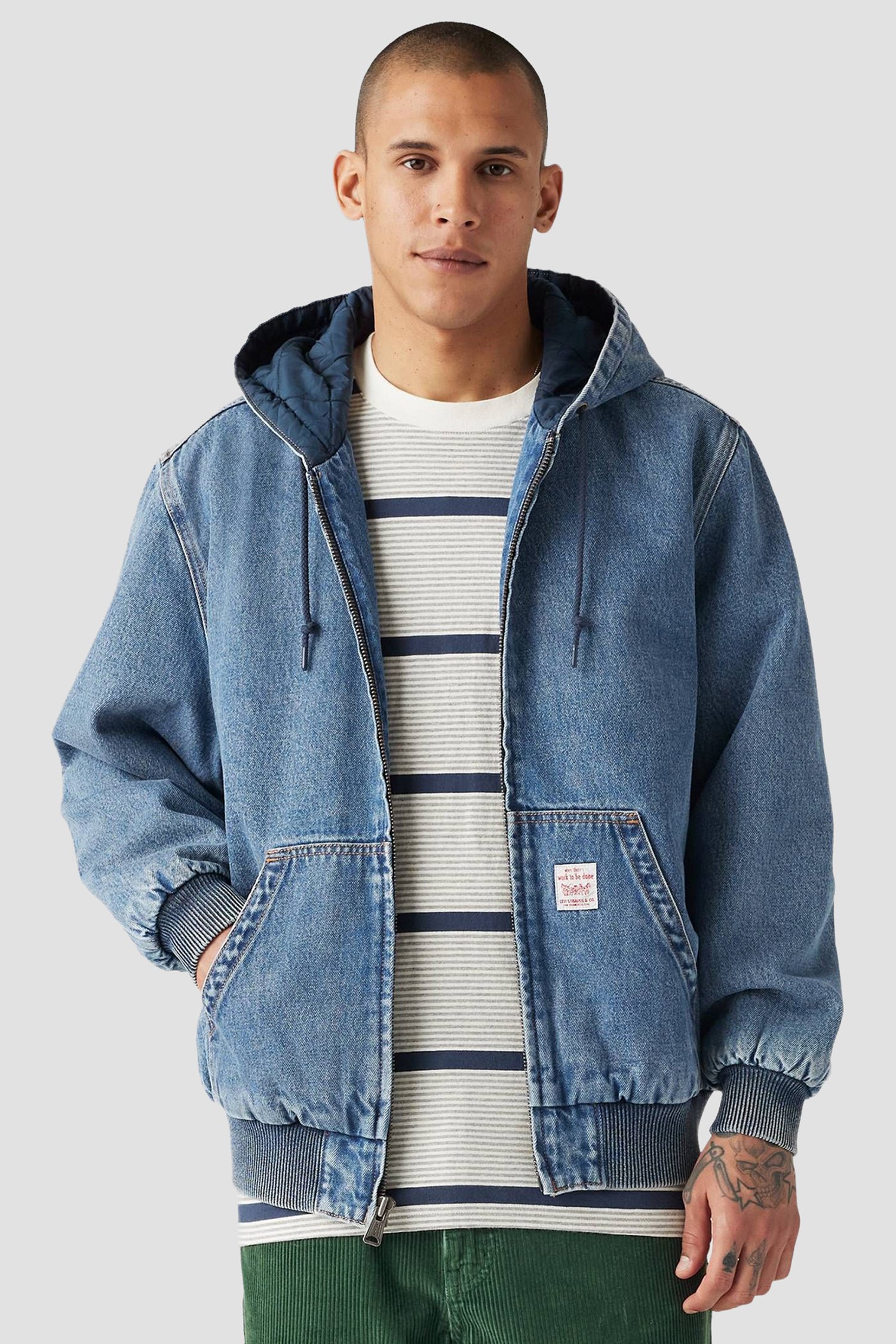 Мужская синяя джинсовая куртка Синий XL Levi’s® A3222;0007 Мужская синяя джинсовая куртка Синий XL Levi’s® A3222;0007