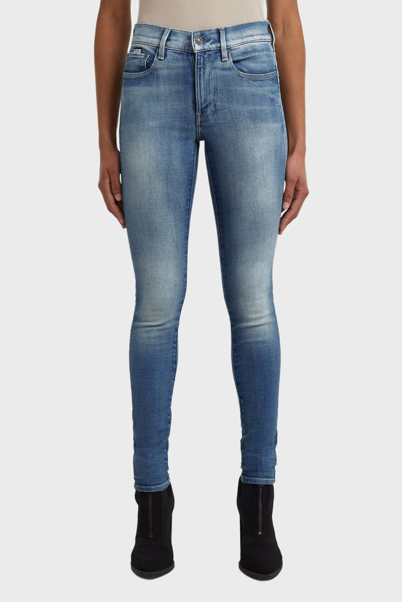 Женские синие джинсы 3301 Skinny Wmn Синий 27-32 G-Star RAW D05175,C051 Женские синие джинсы 3301 Skinny Wmn Синий 27-32 G-Star RAW D05175,C051