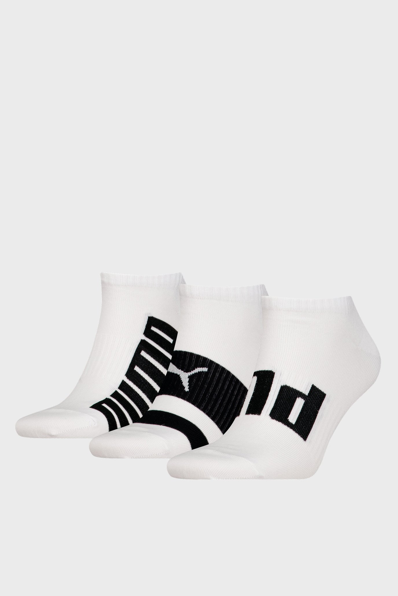 Білі шкарпетки (3 пари) PUMA Unisex Sneaker Socks 3 pack 1