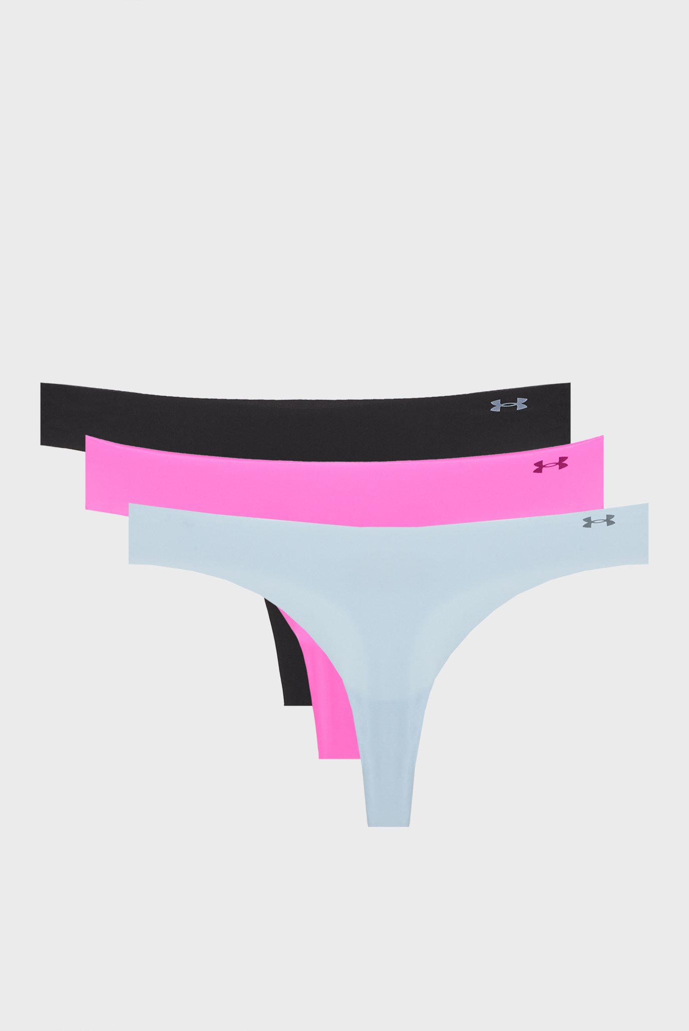 Женские трусики (3 шт) Underwear Thong UA PURE STRETCH NO SHOW THONG -SOLID Разноцветный M Under Armour 1383893-652 Женские трусики (3 шт) Underwear Thong UA PURE STRETCH NO SHOW THONG -SOLID Разноцветный M Under Armour 1383893-652