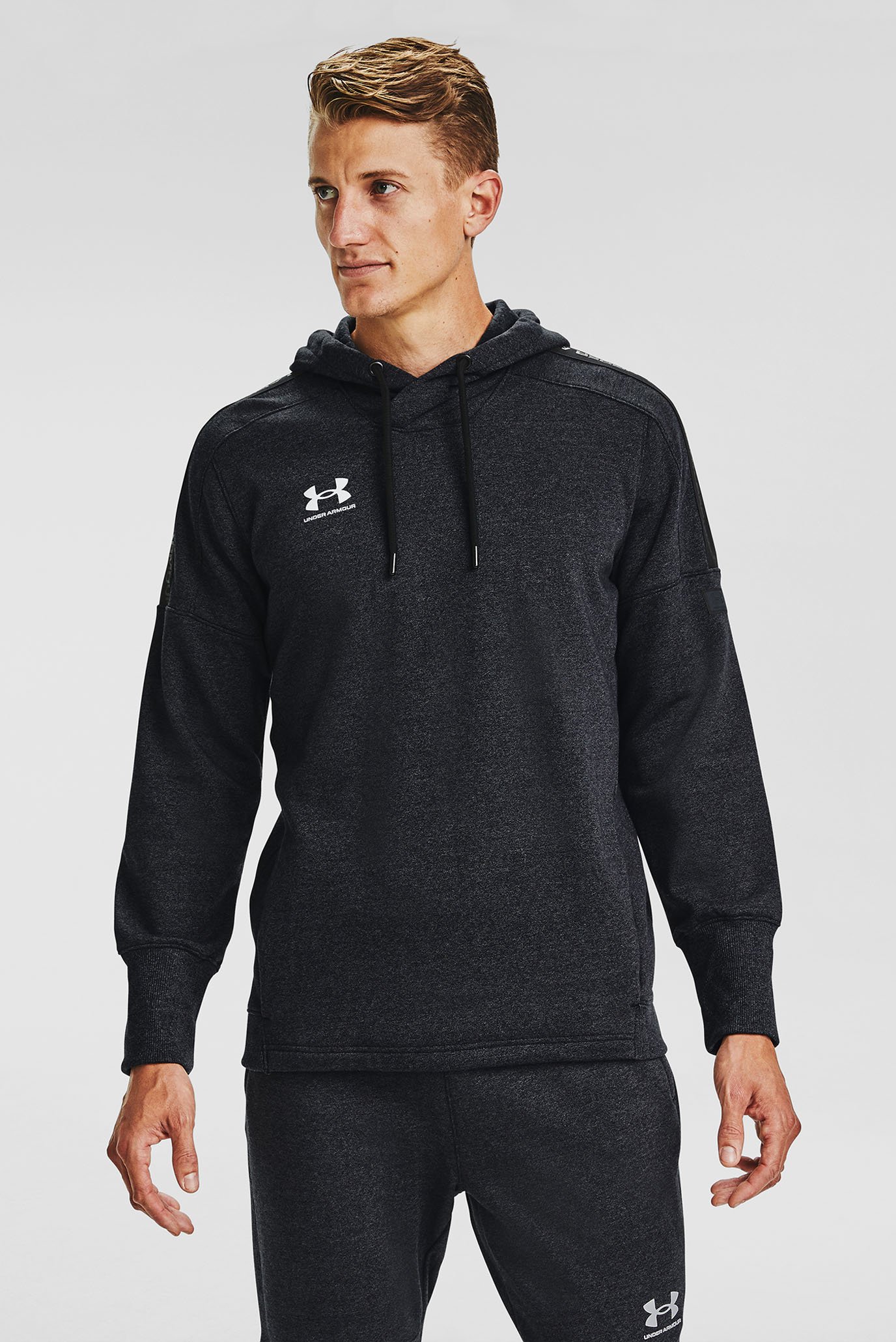 red underarmour hoodie