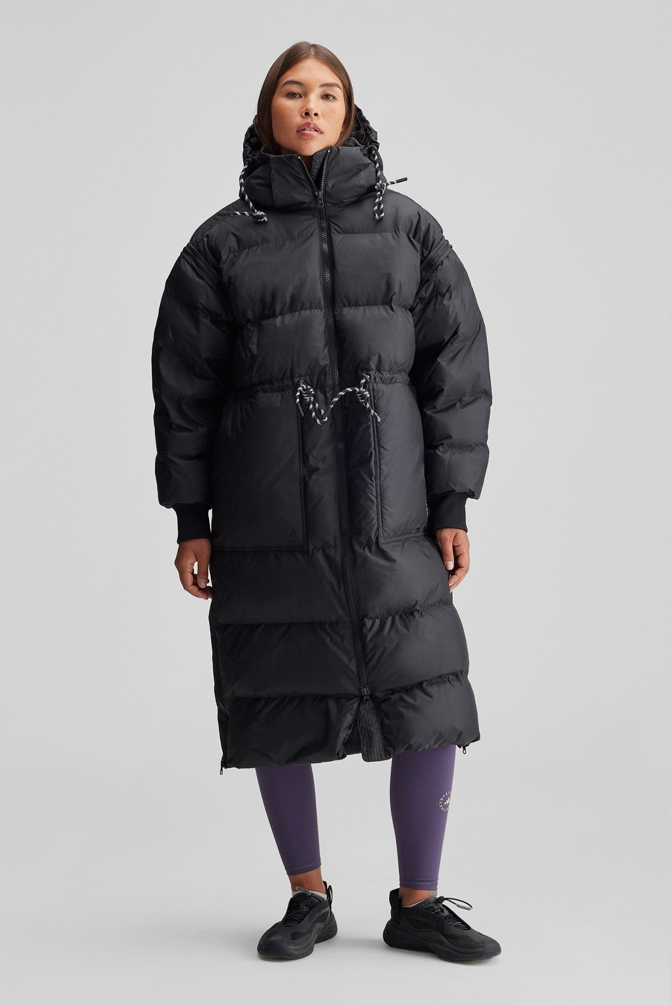 Женская черная куртка adidas by Stella McCartney Long Padded Winter 1